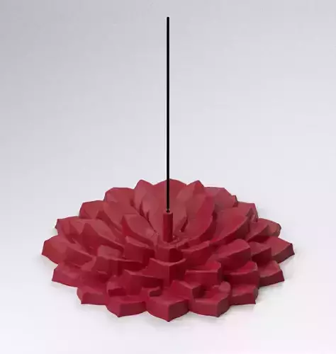 Flower Incense Burner 3D print model