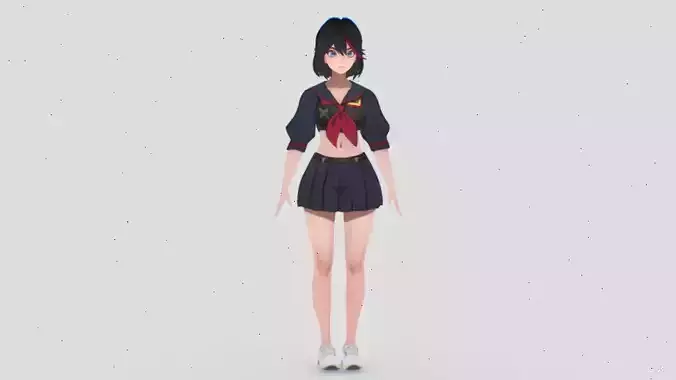 matoi ryuuko from kill 3D model