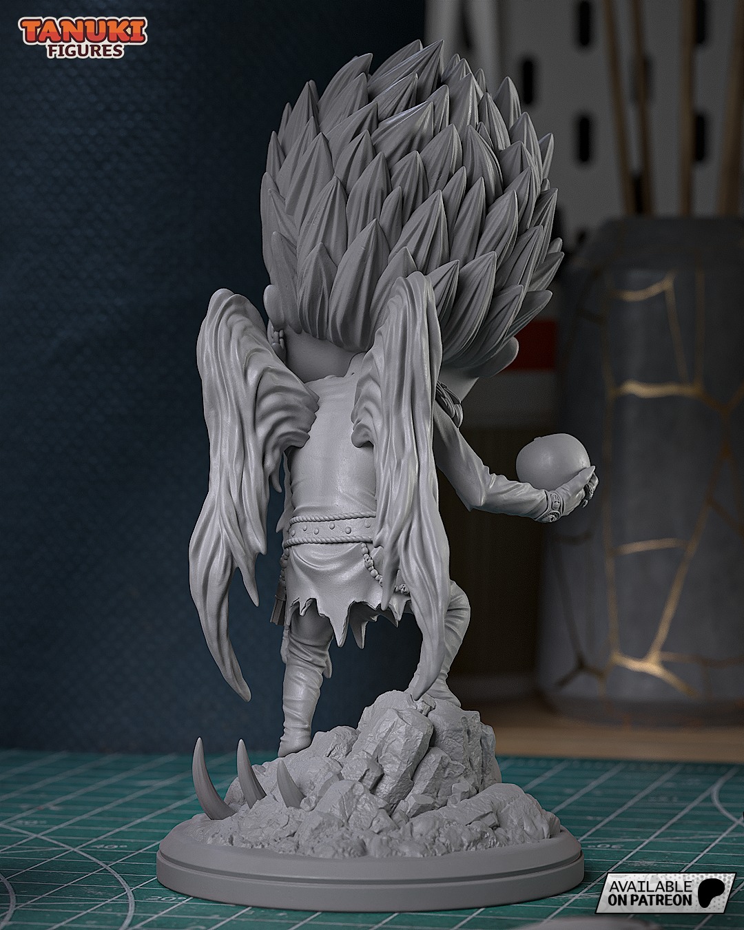 Ryuk - Death Note - Chibi 3D print model_8