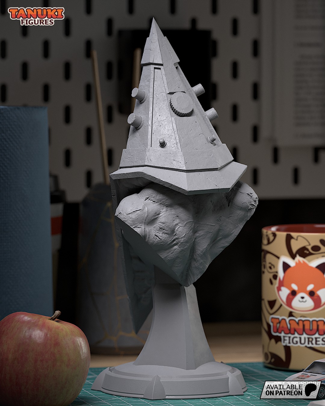 Pyramid Head - Silent Hill - Bust 3D print model_2