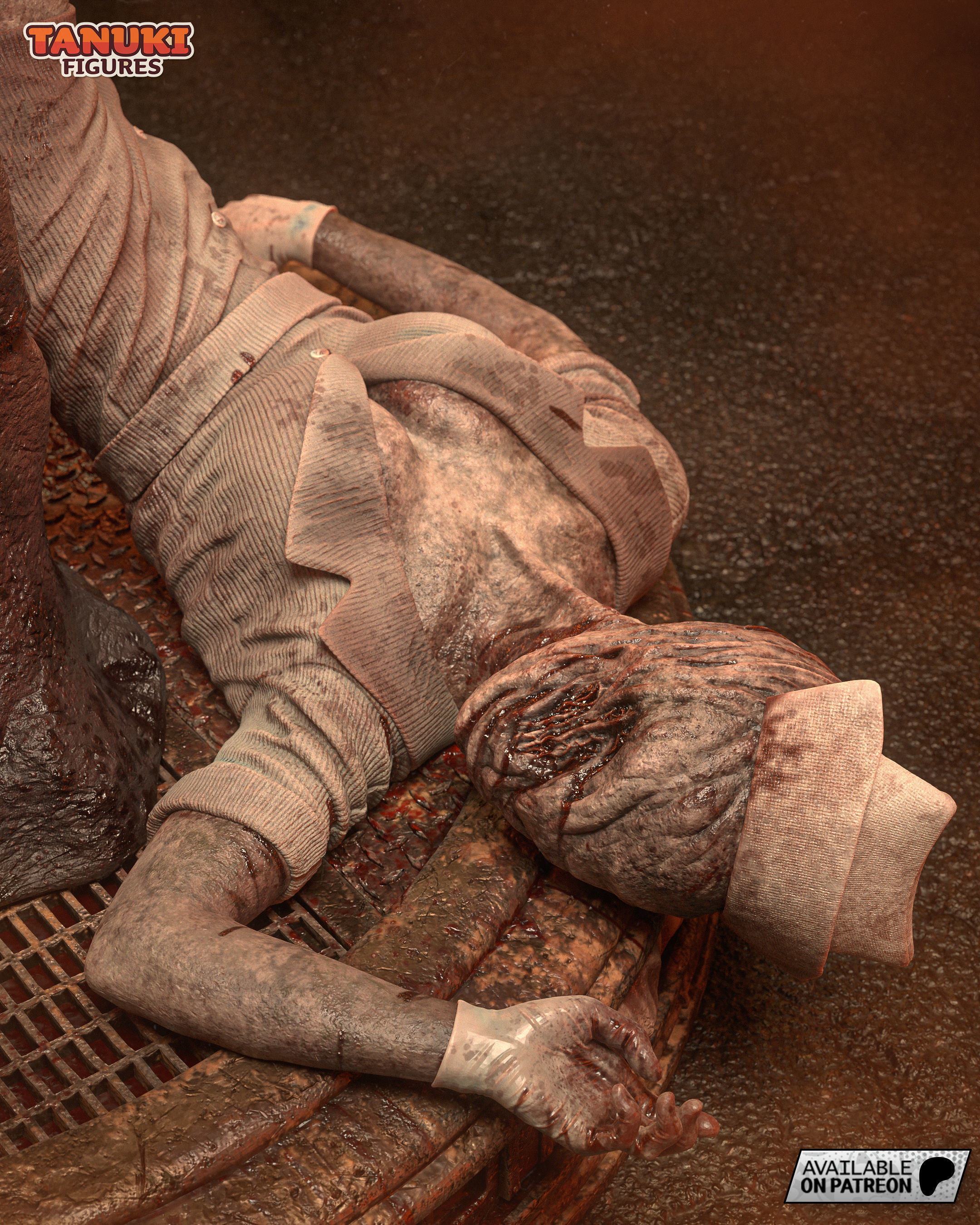 Pyramid Head - Silent Hill - Fullsize 3D print model_8