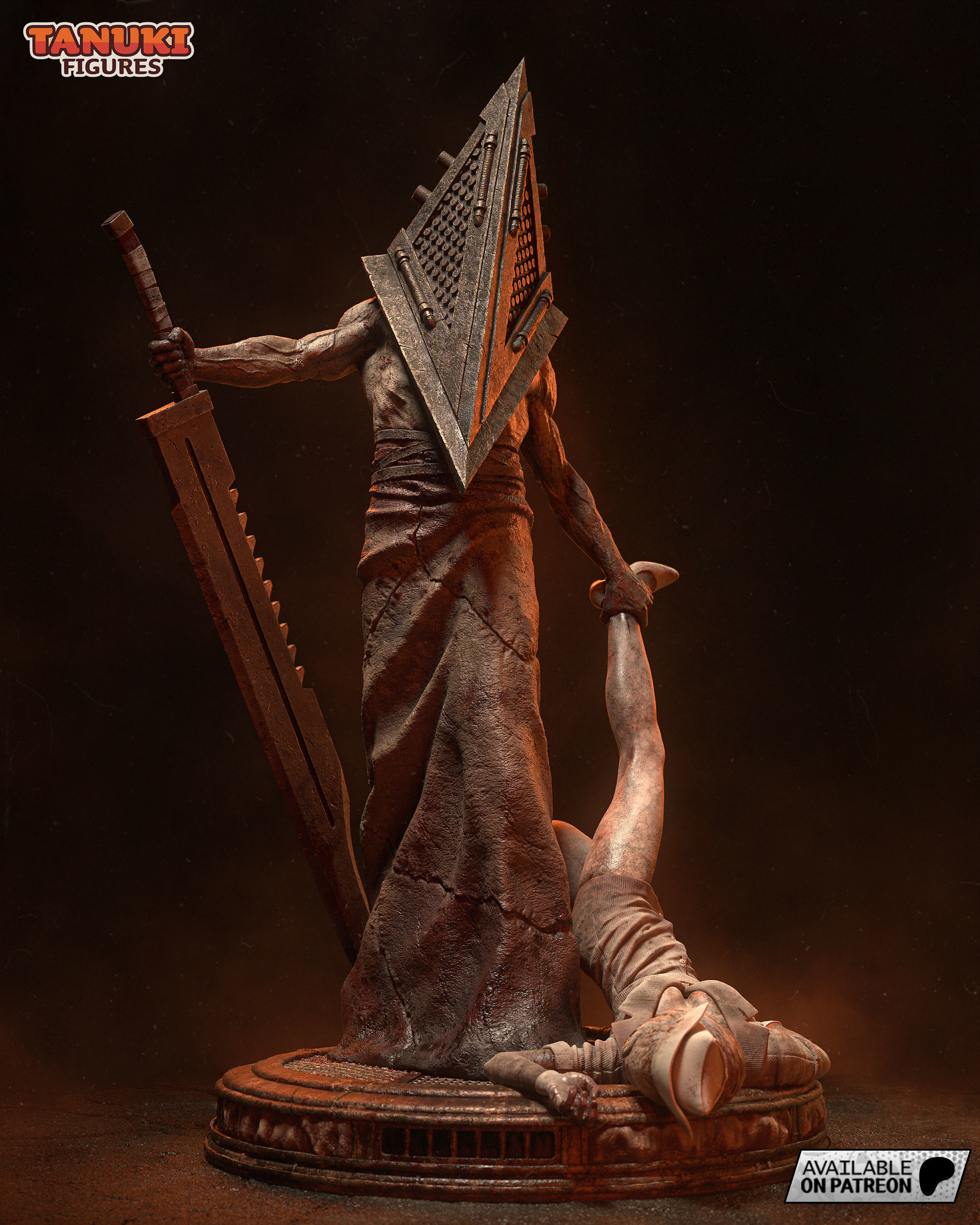Pyramid Head - Silent Hill - Fullsize 3D print model_4