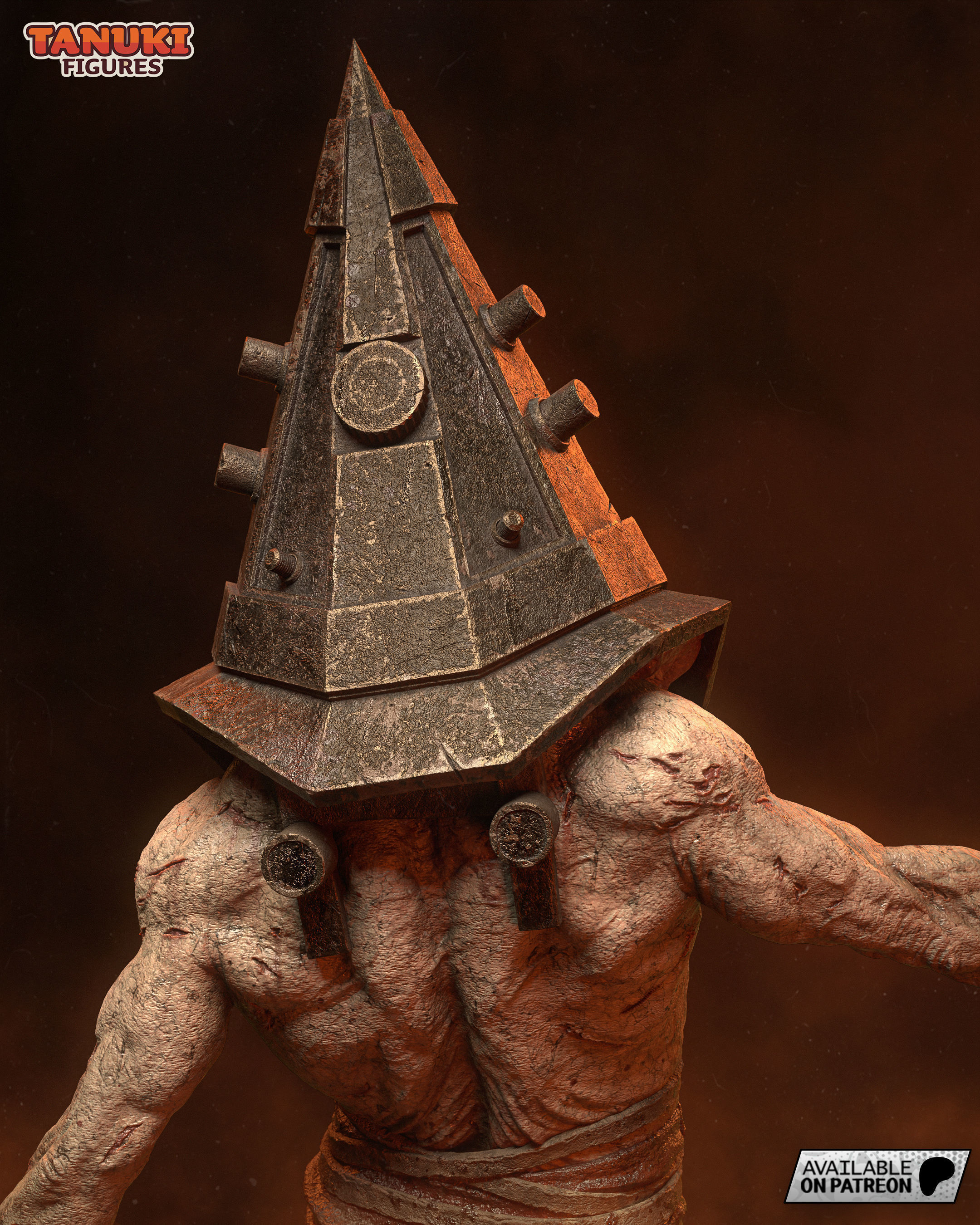 Pyramid Head - Silent Hill - Fullsize 3D print model_2