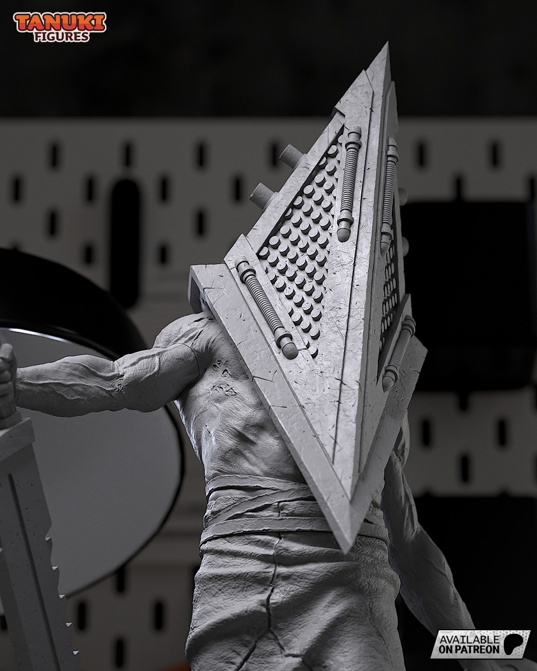 Pyramid Head - Silent Hill - Fullsize 3D print model_15