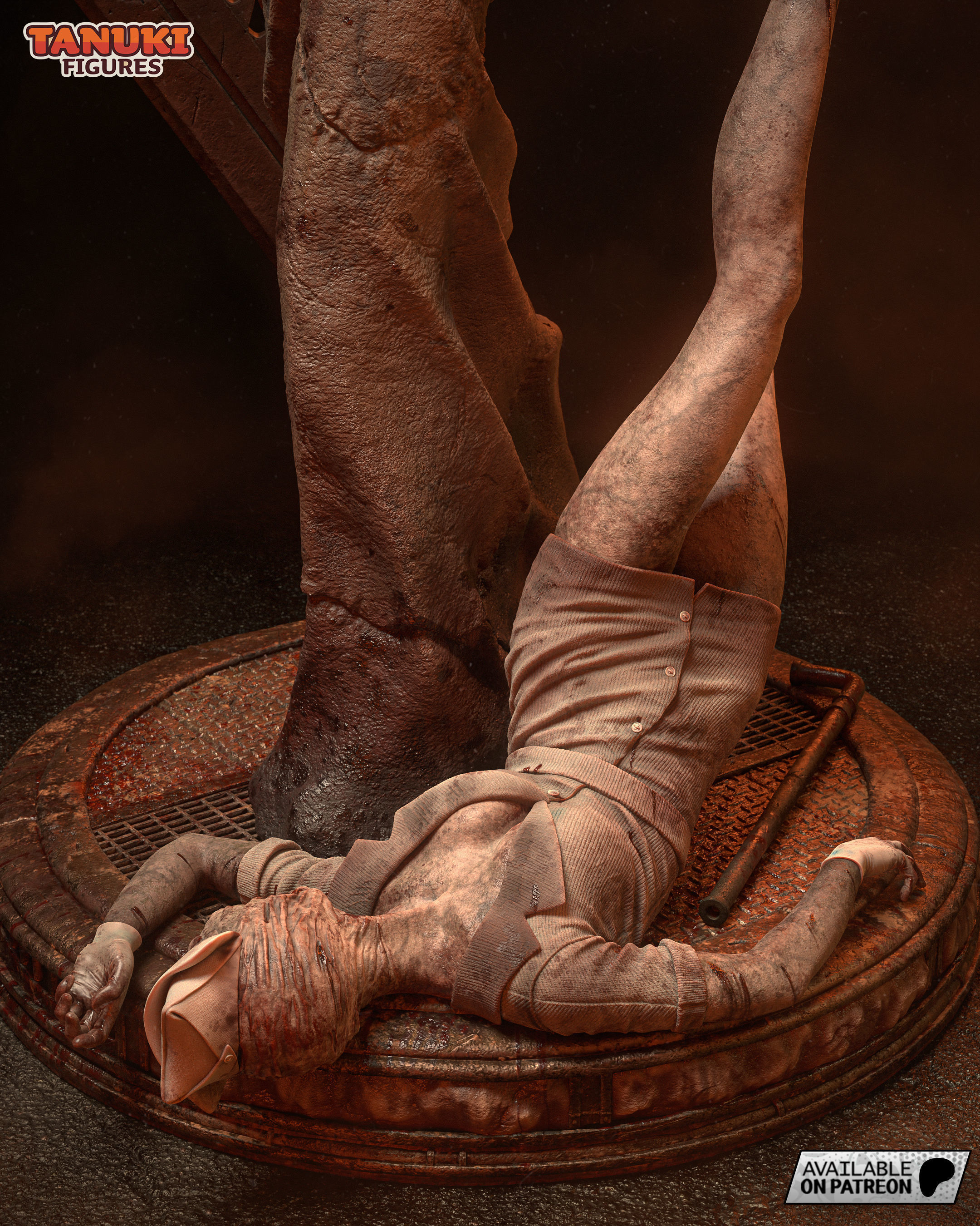 Pyramid Head - Silent Hill - Fullsize 3D print model_9