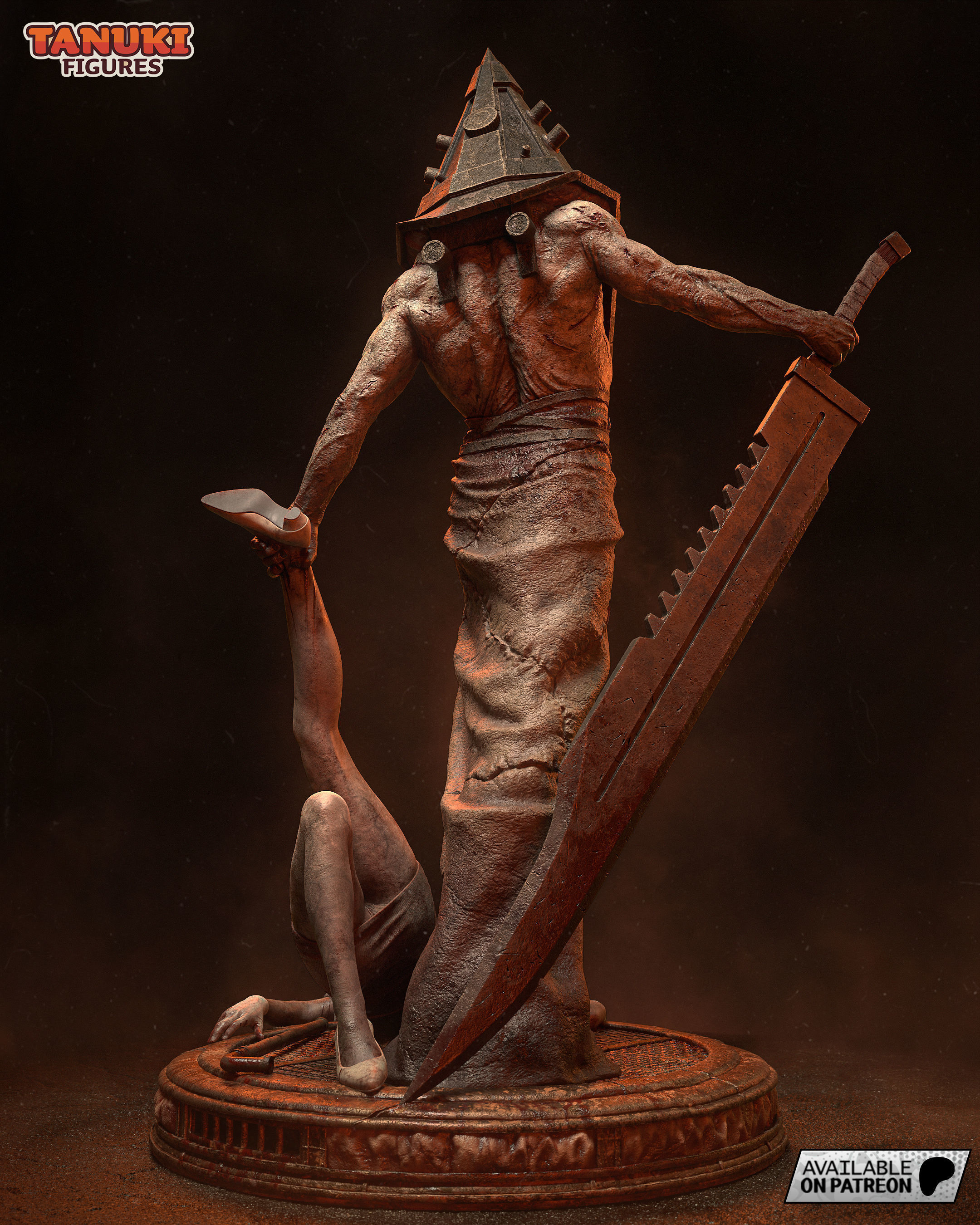 Pyramid Head - Silent Hill - Fullsize 3D print model_6