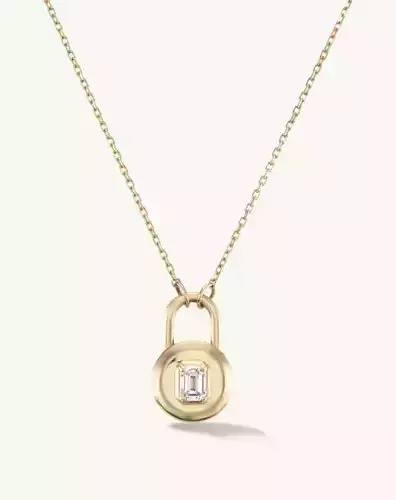 Lock necklace