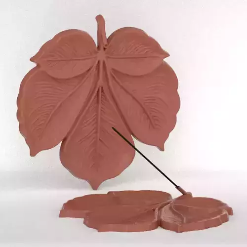 Leaves Incense Burner 3D print model