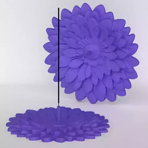 Flower Incense Holder 3D print model