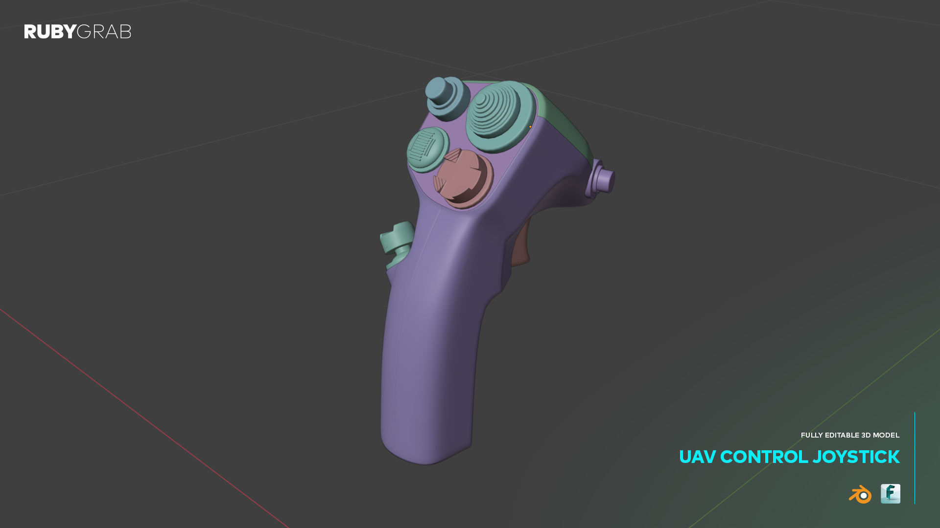  UAV Control Joystick Precision for Drone Operations Free 3D model_4