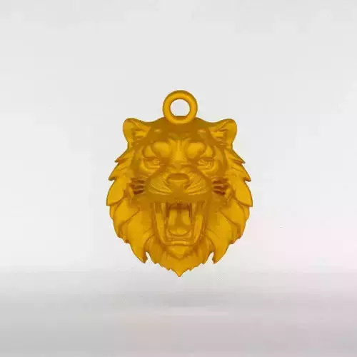 Saber-Toothed Tiger Pendant 3D print model