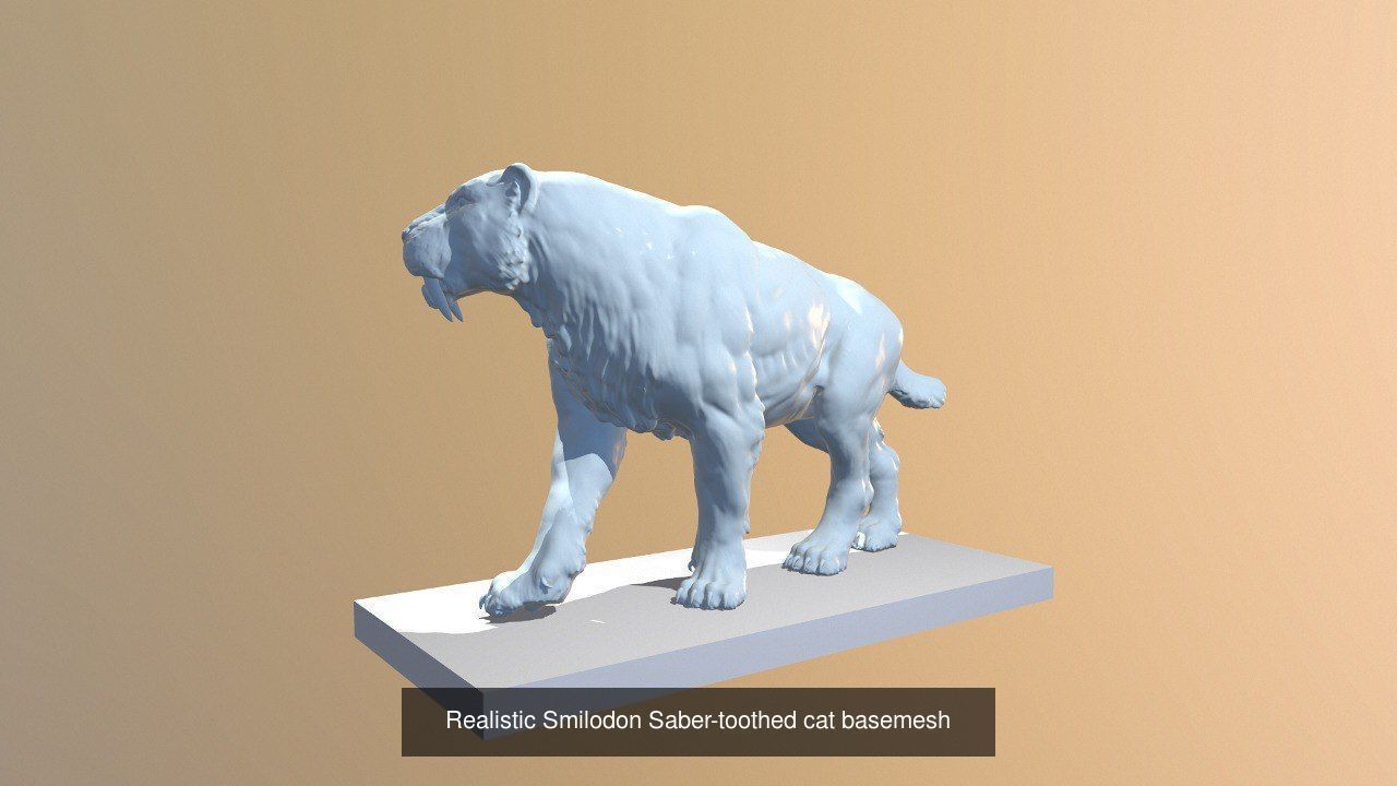 Prehistoric Animals Super Bundle x8 3D printable detailed 3D Model Collection_8