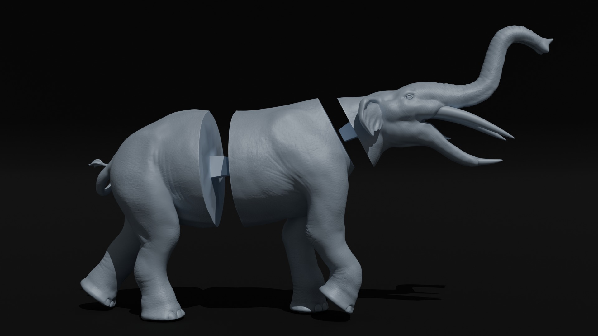Prehistoric Animals Super Bundle x8 3D printable detailed 3D Model Collection_5