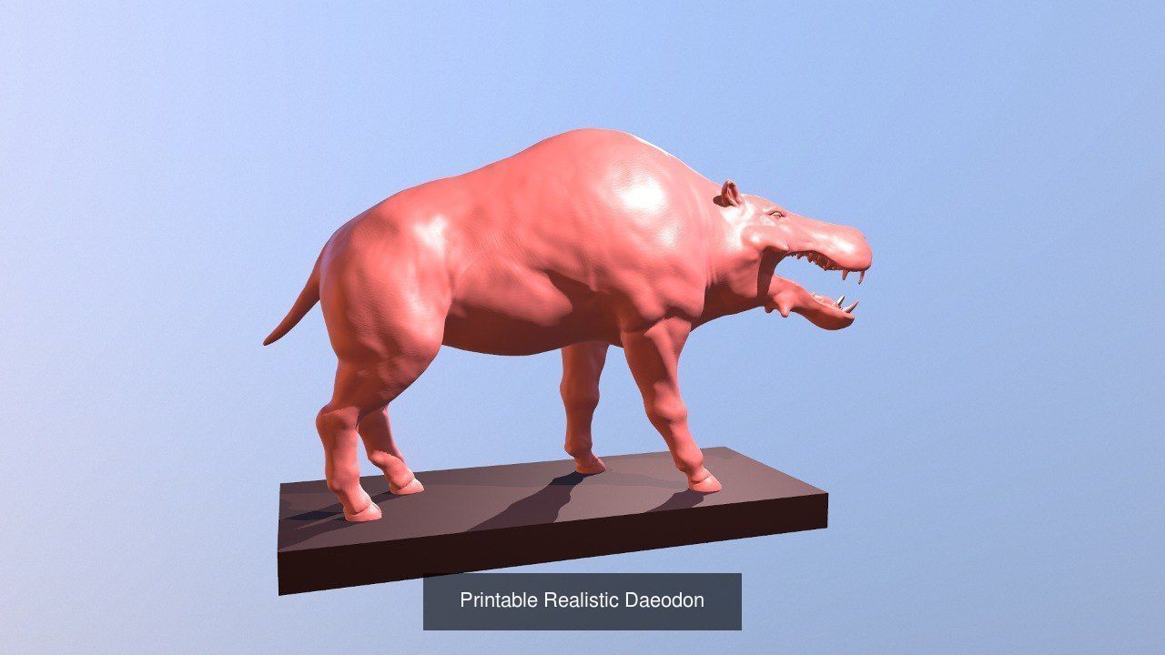 Prehistoric Animals Super Bundle x8 3D printable detailed 3D Model Collection_6