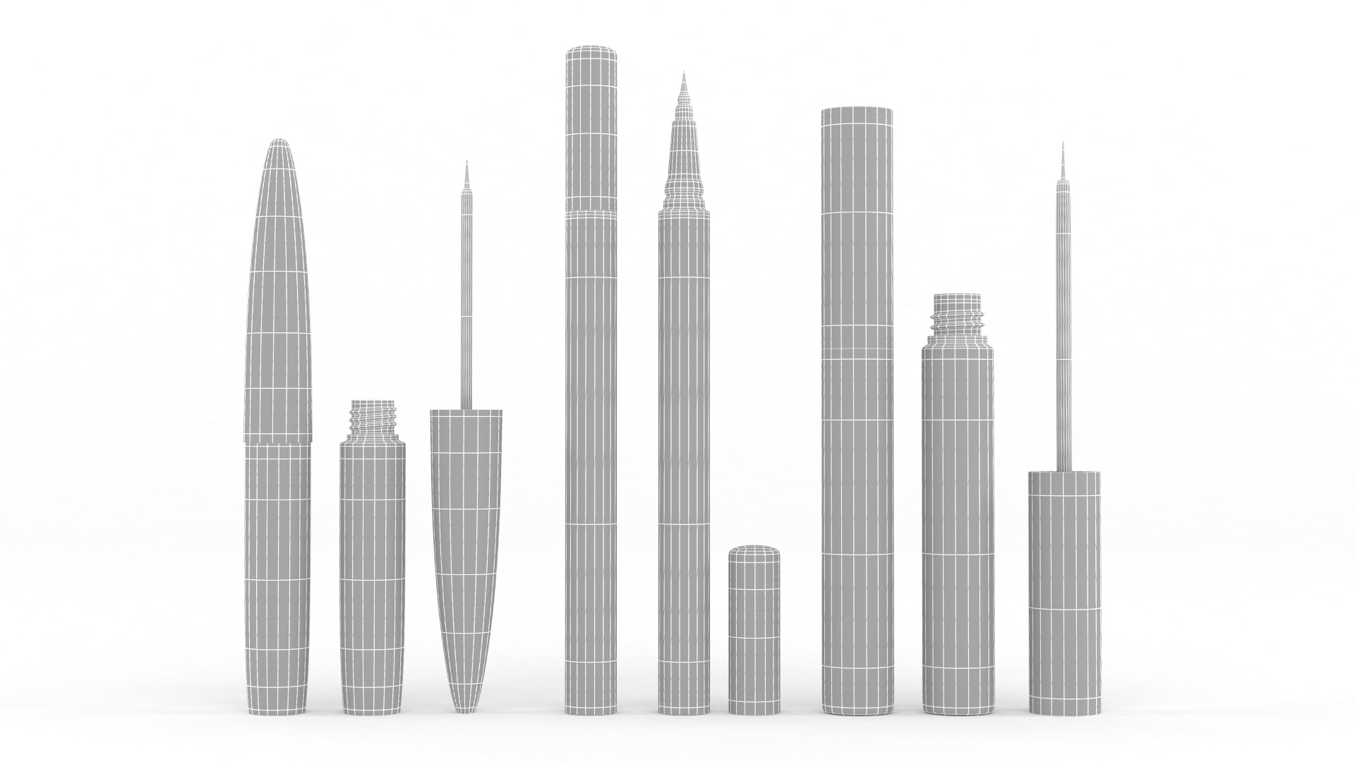Eyeliner Collection 3D model_7