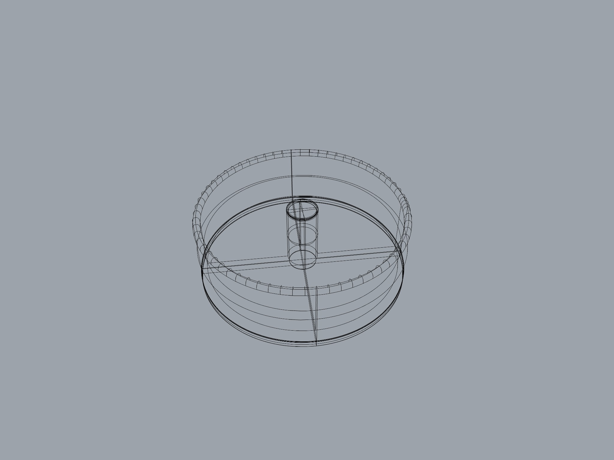 Rotating Storage organizer 3D print model_5