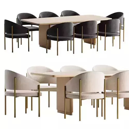 solana chair rina table