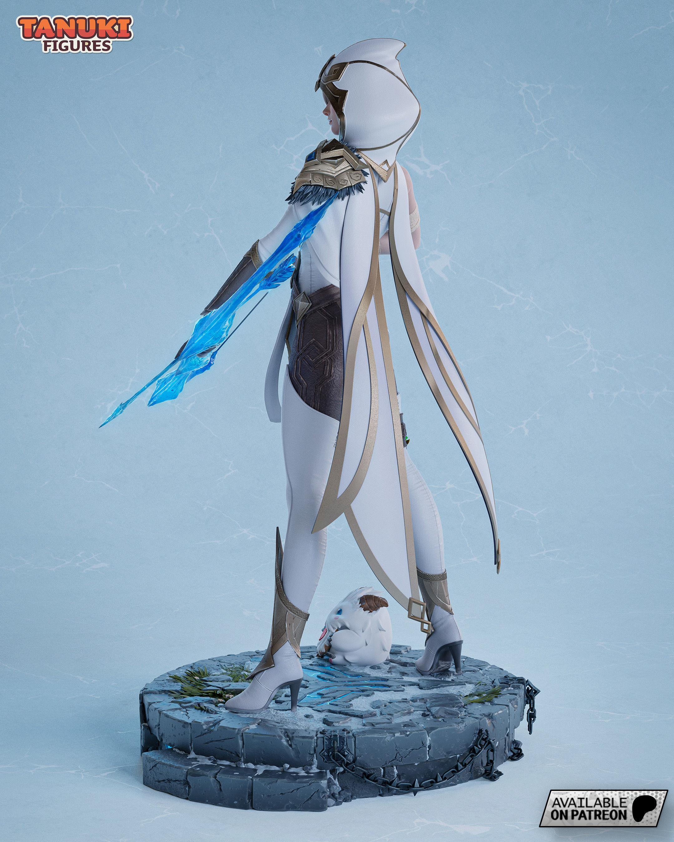 Ashe - League of Legends - Fullsize 3D print model_3