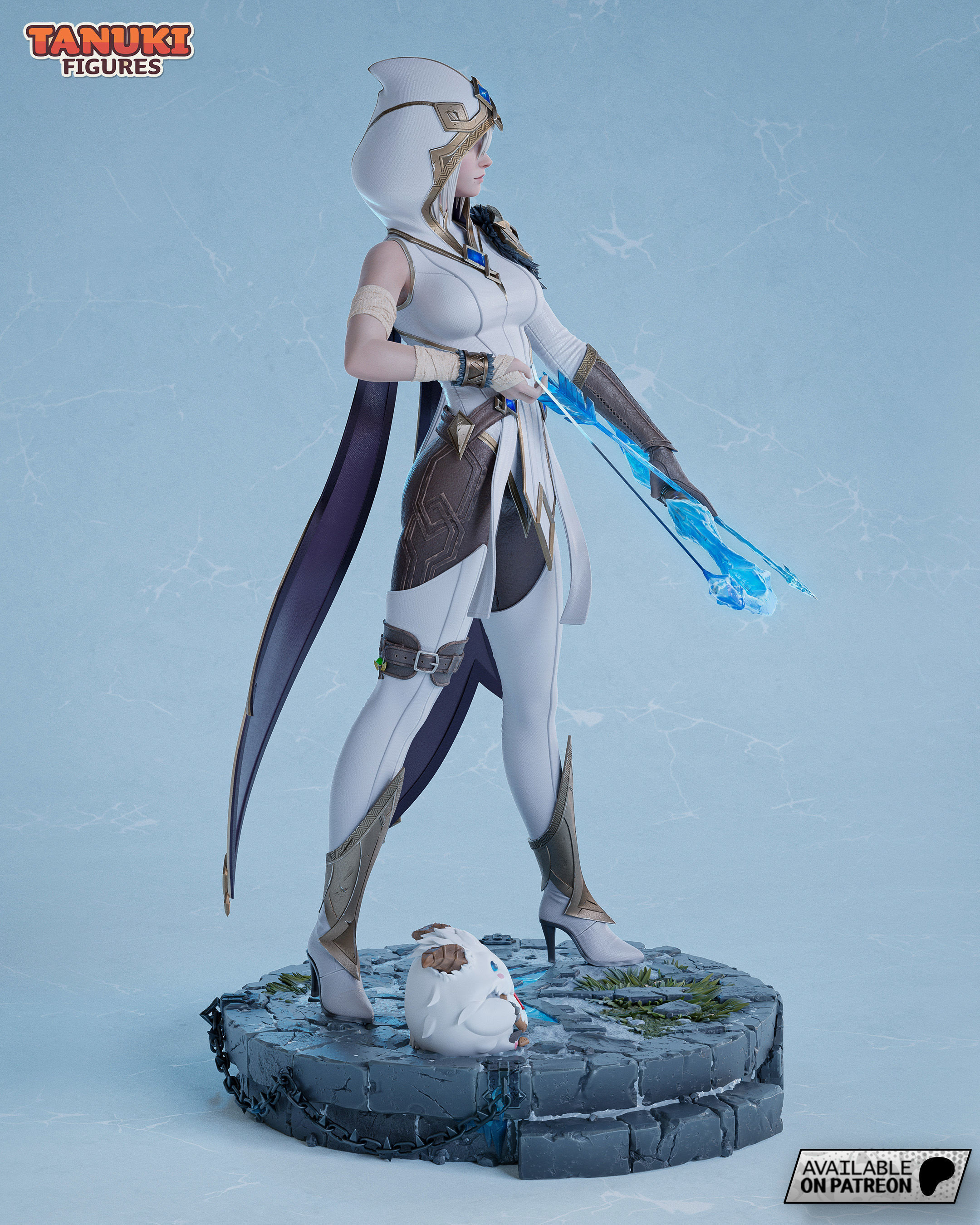 Ashe - League of Legends - Fullsize 3D print model_1