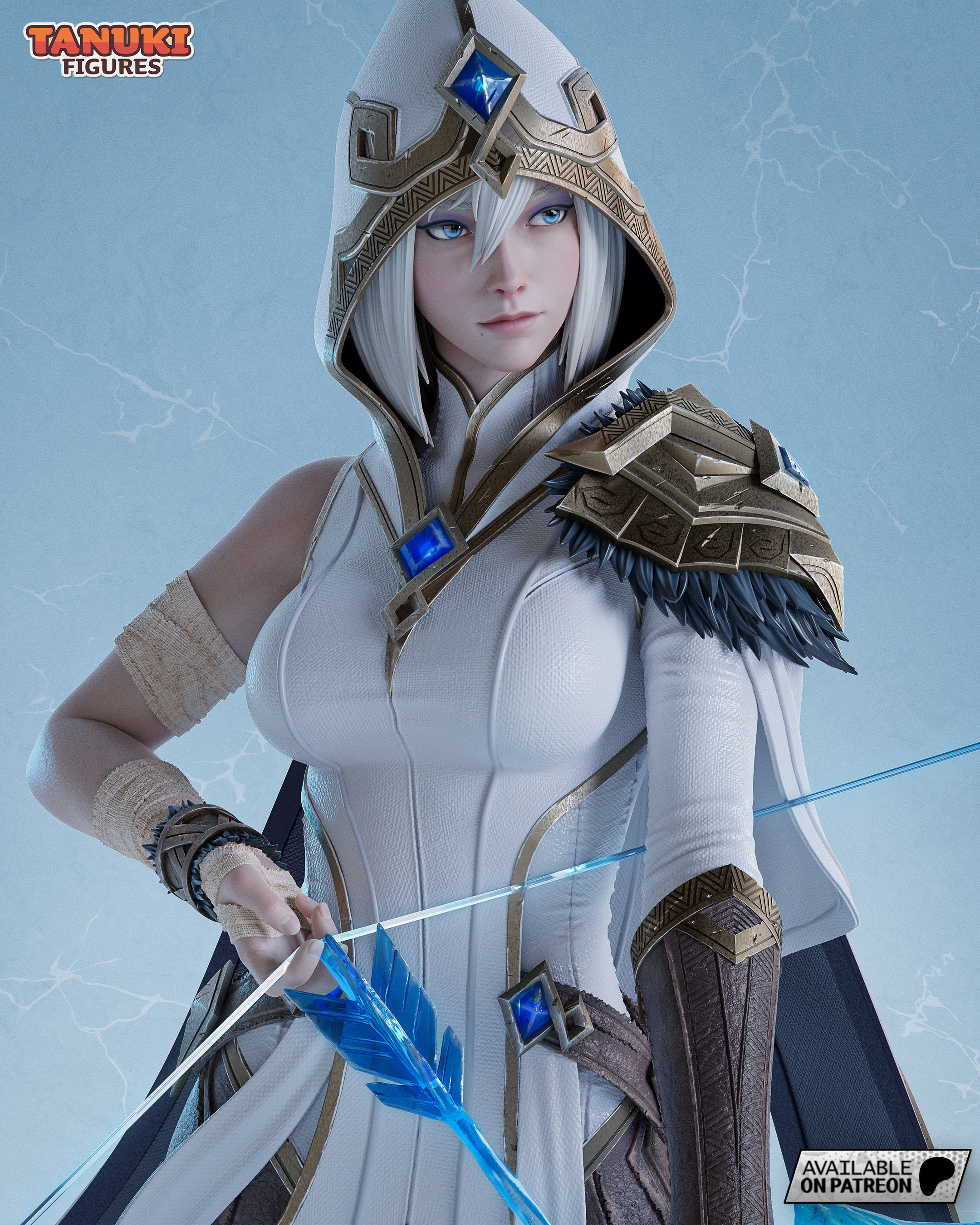 Ashe - League of Legends - Fullsize 3D print model_4