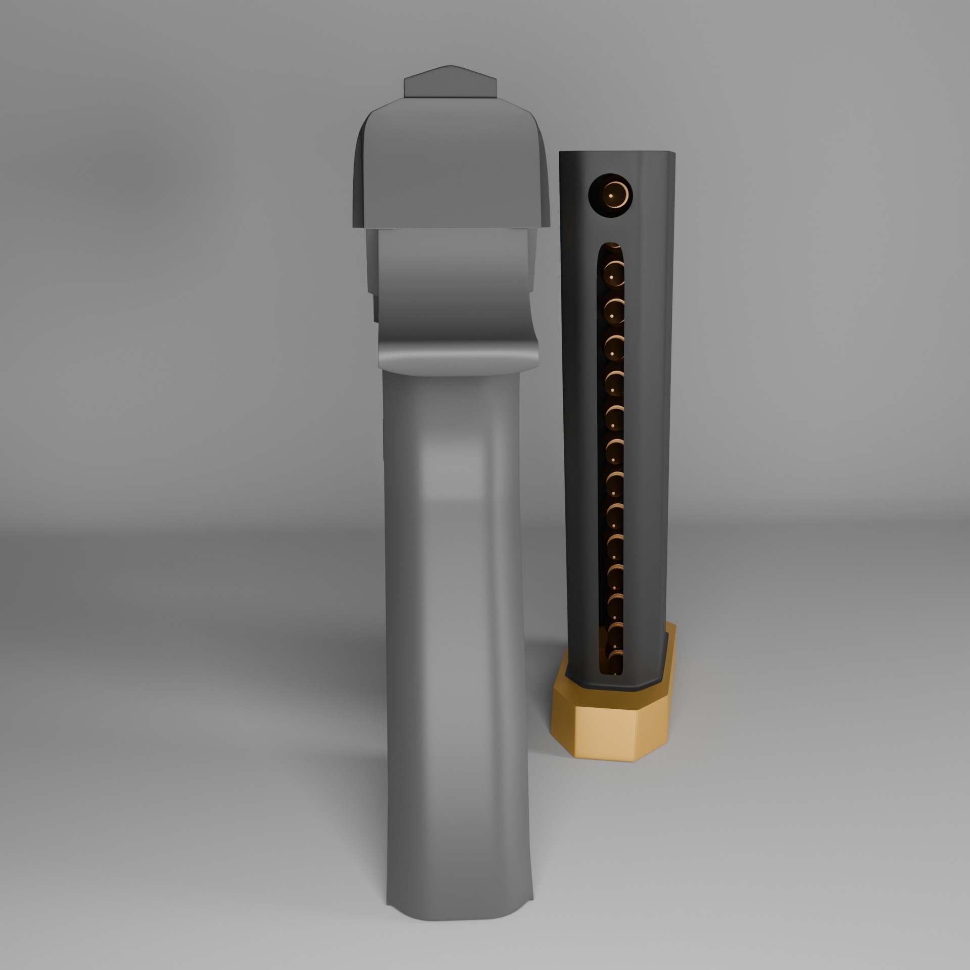 SIG SHORT  GUN Low-poly 3D model_8