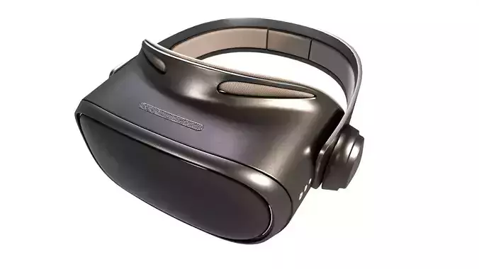 VR-Headset Low-poly 3D model