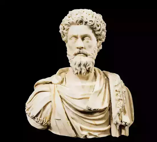 Marcus Aurelius Bust 3D Model