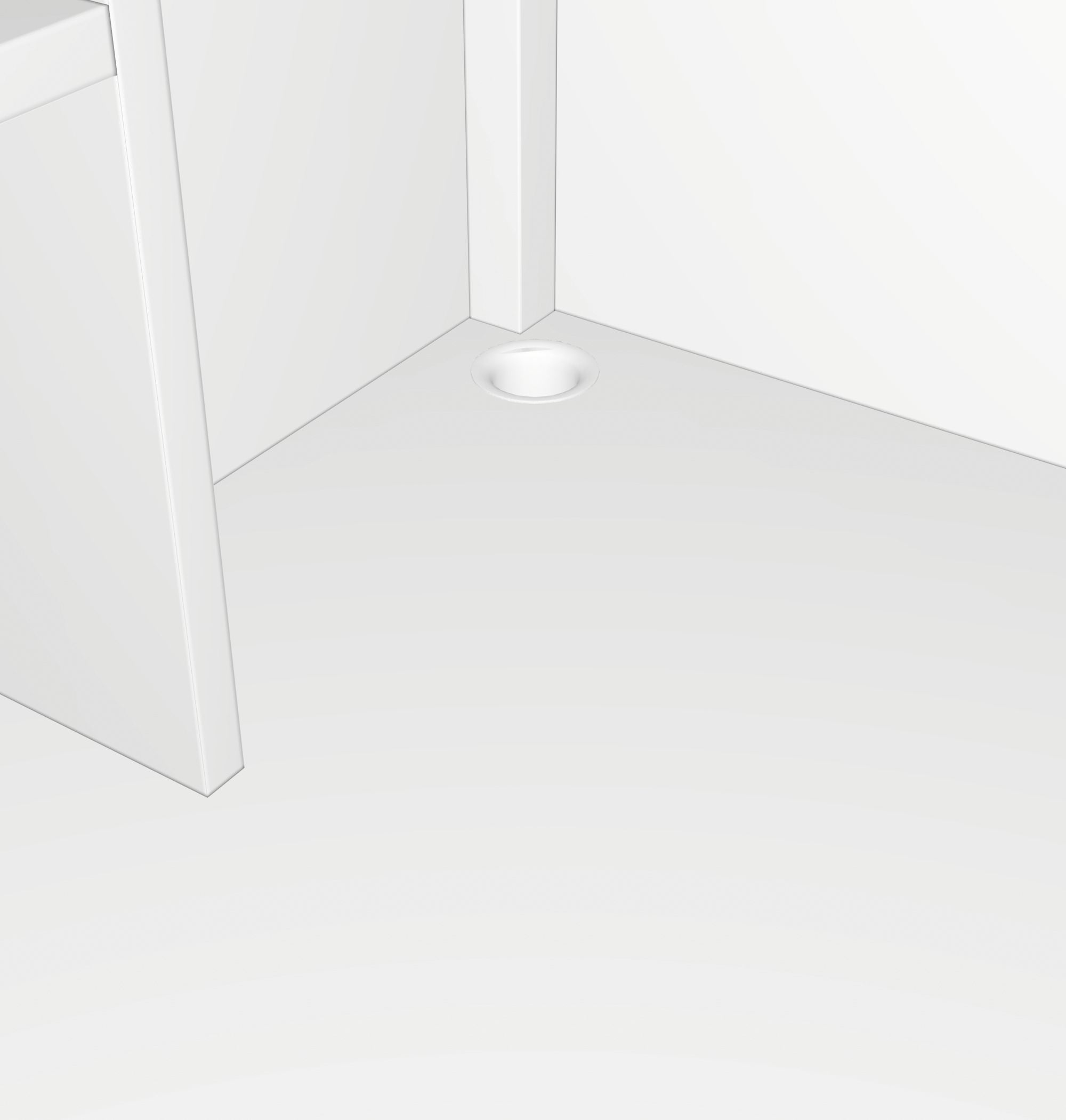 MICKE- corner workstation Low-poly 3D model_11