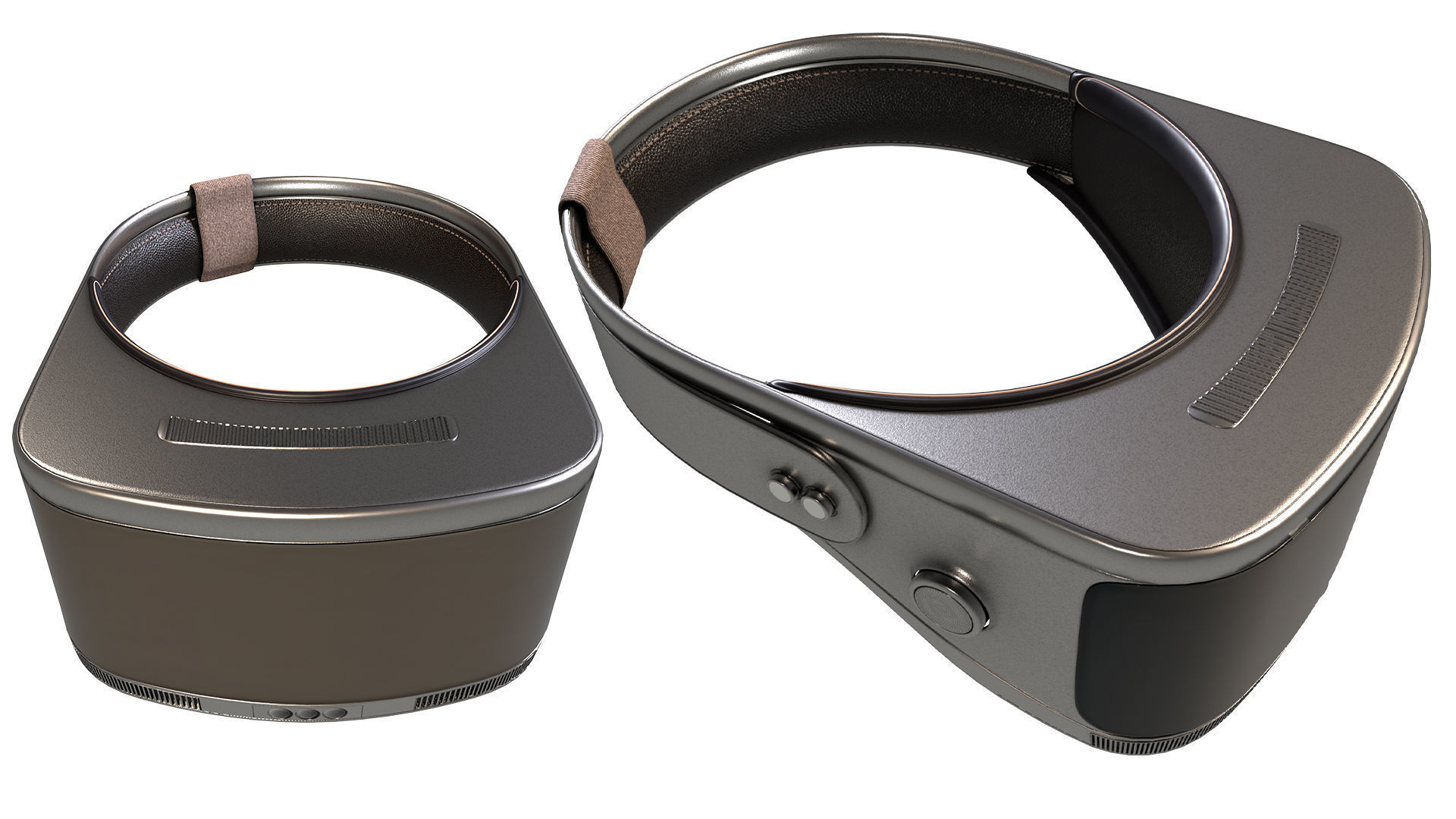 VR-Headset Low-poly 3D model_7