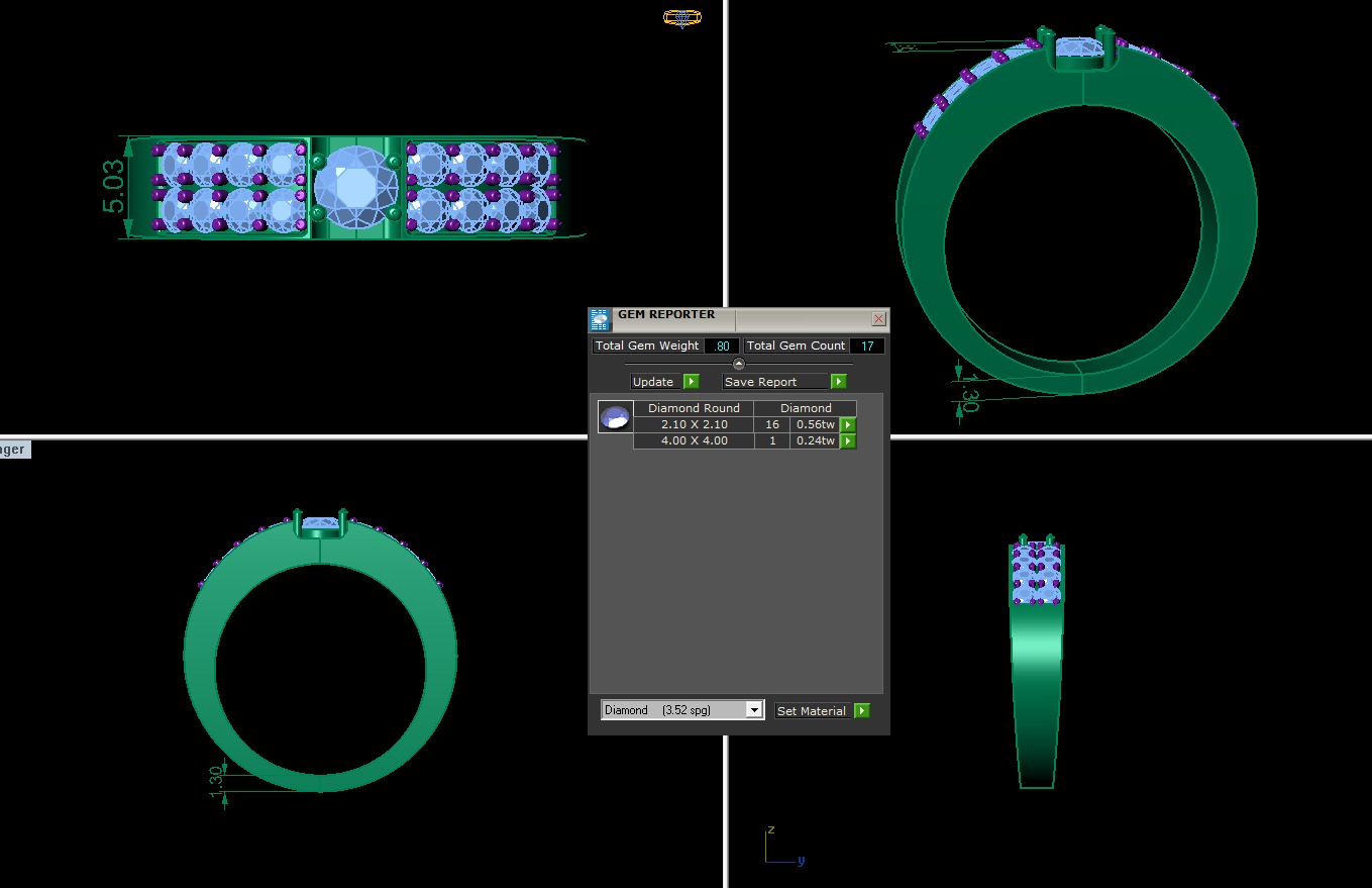 Mem Ring R234 3D print model_7