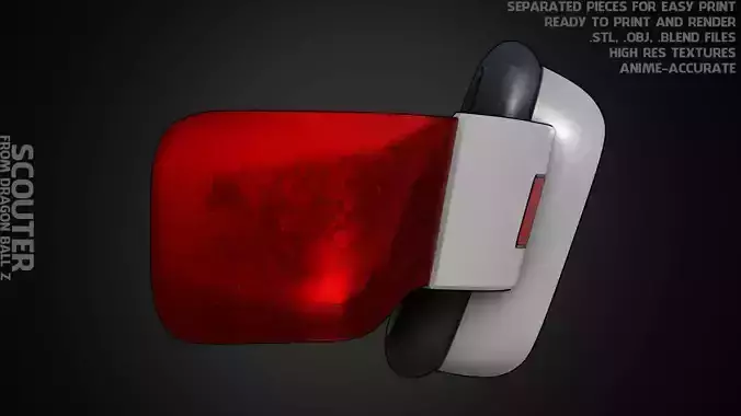 Dragon Ball Z Scouter for Cosplay 3D print model