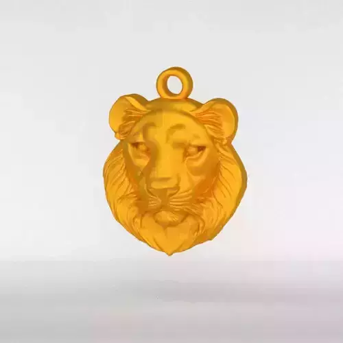 Lioness Pendant 3D print model