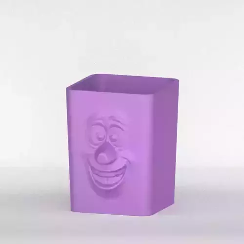 Funny Face Penholder 3D print model