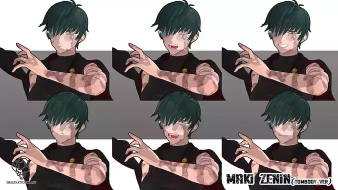 Maki Zenin Adult short hair ver