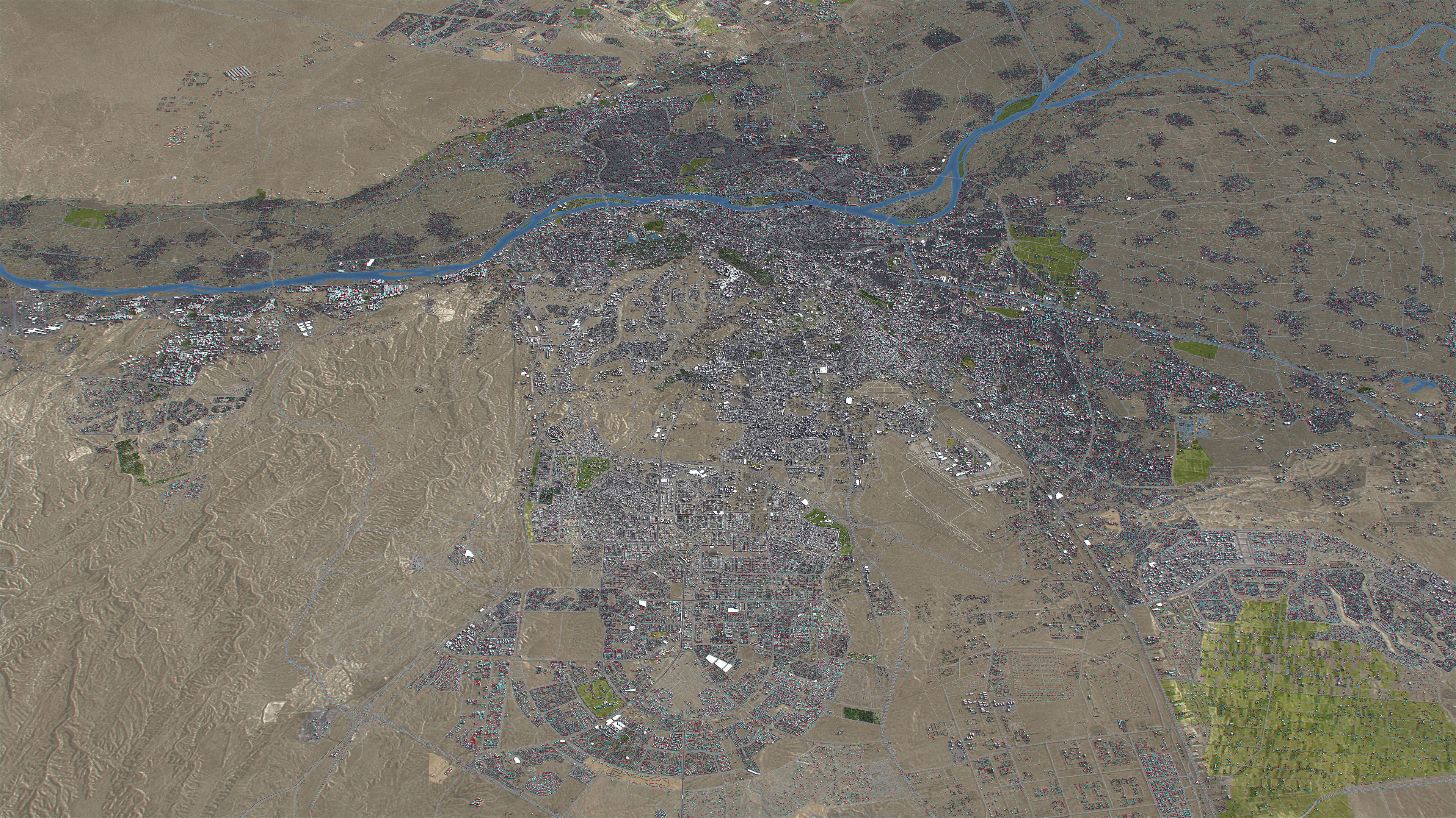 Cairo - 3D City Model Low-poly 3D model_8