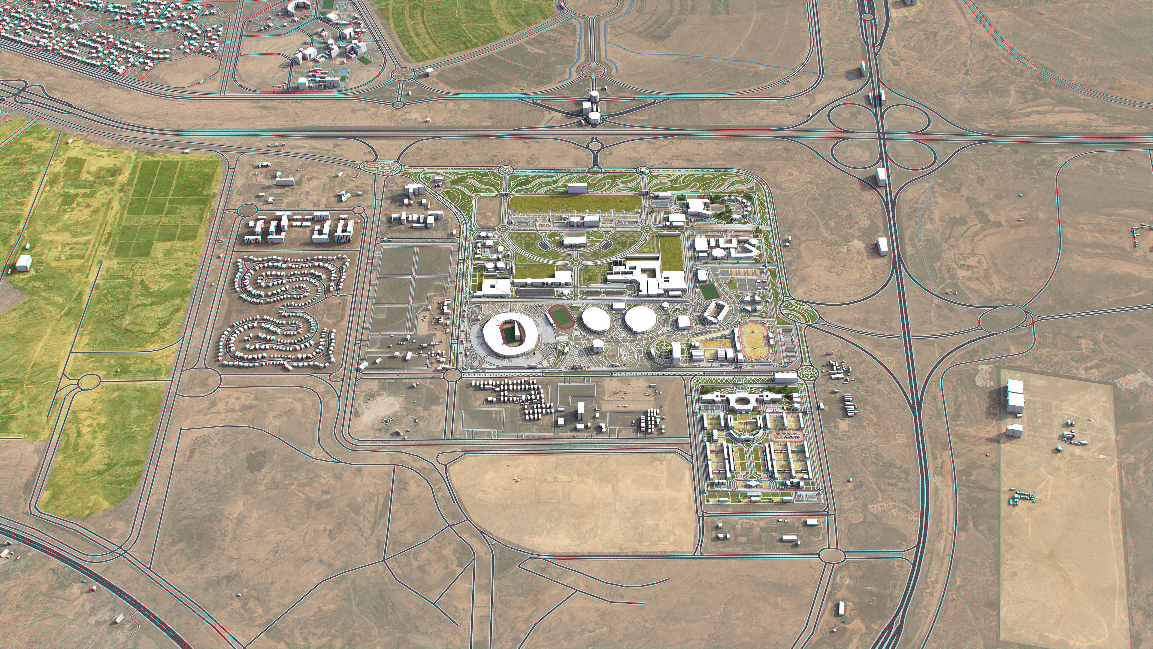 Cairo - 3D City Model Low-poly 3D model_30