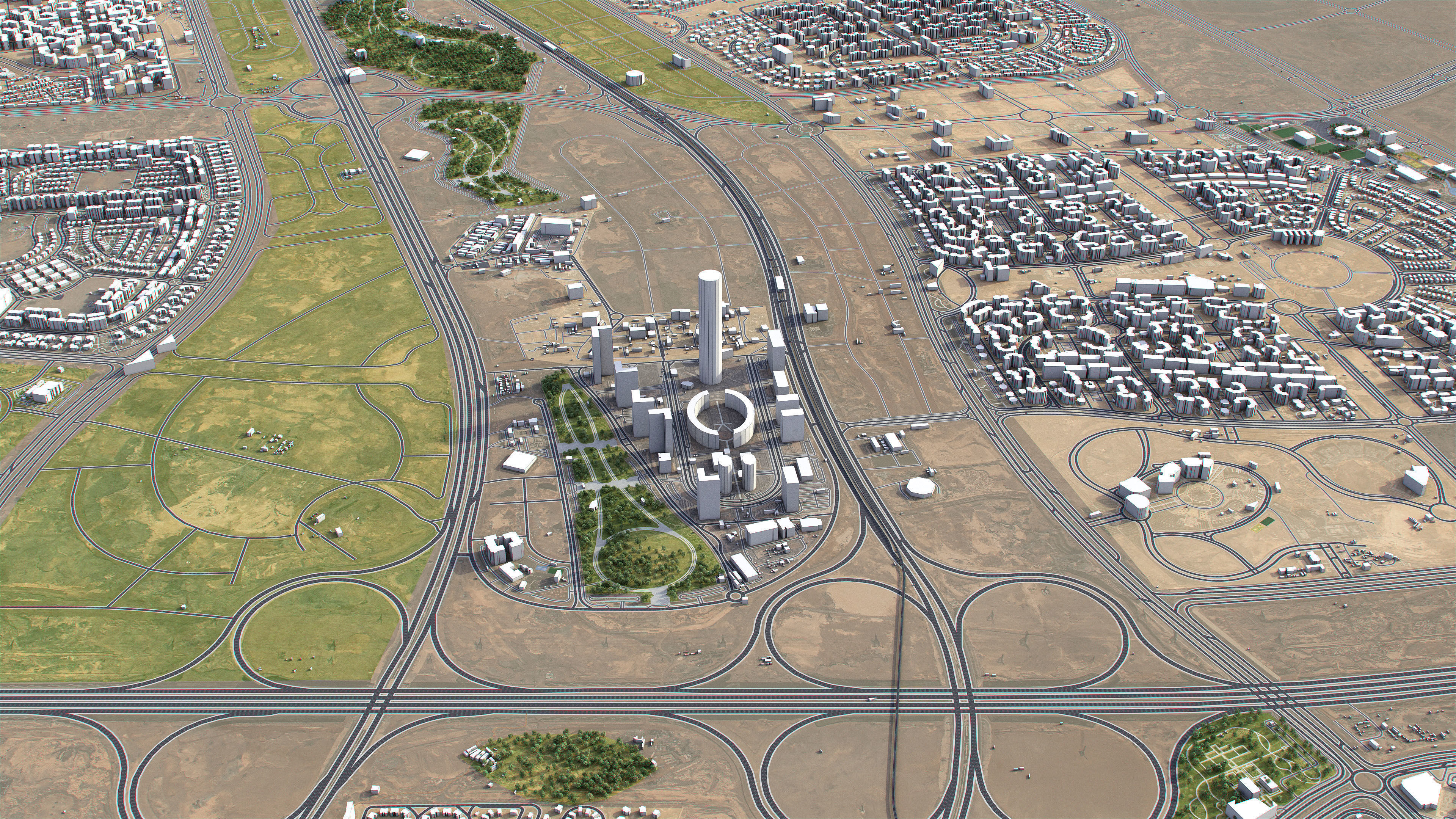 Cairo - 3D City Model Low-poly 3D model_31