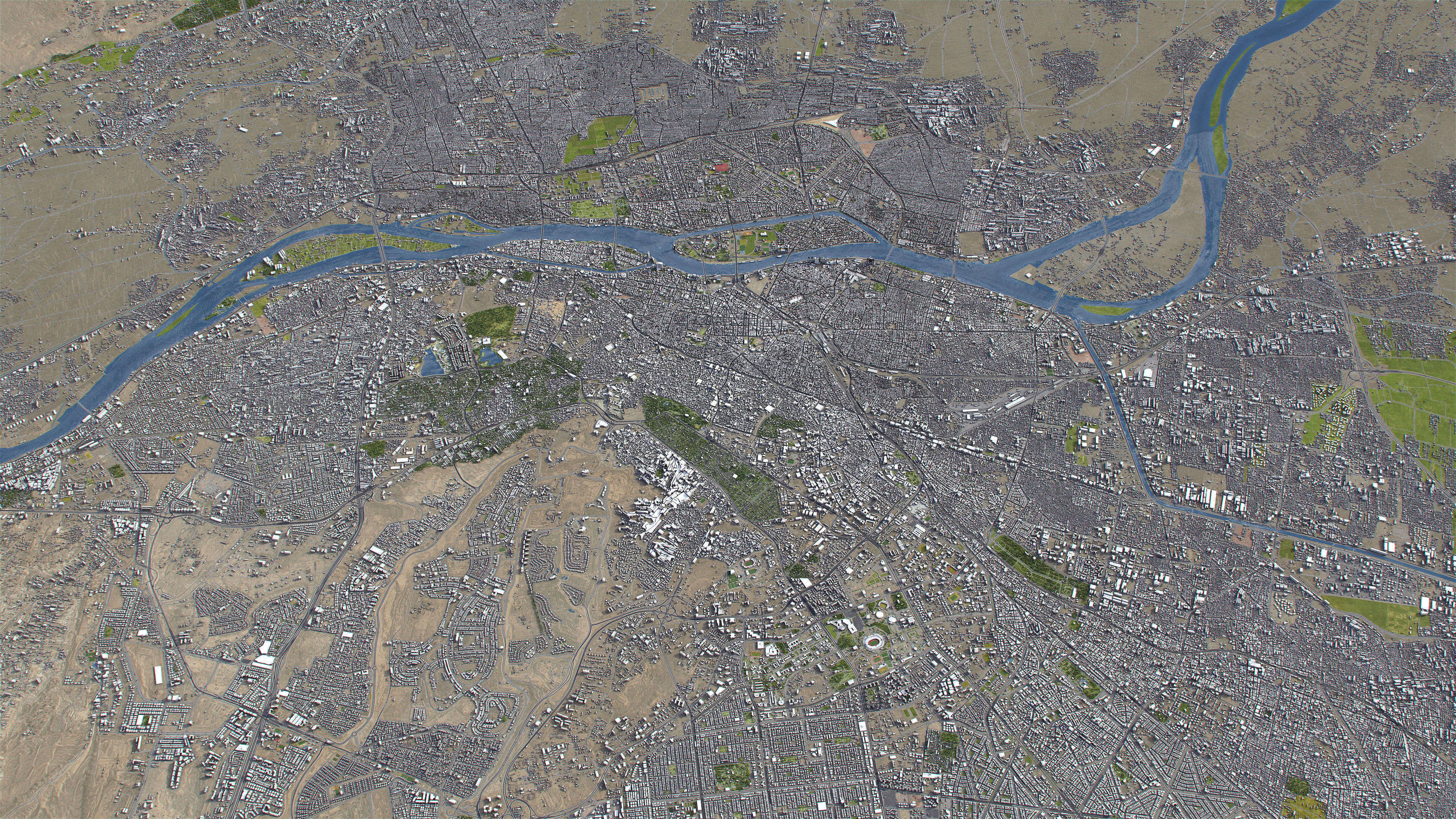 Cairo - 3D City Model Low-poly 3D model_22