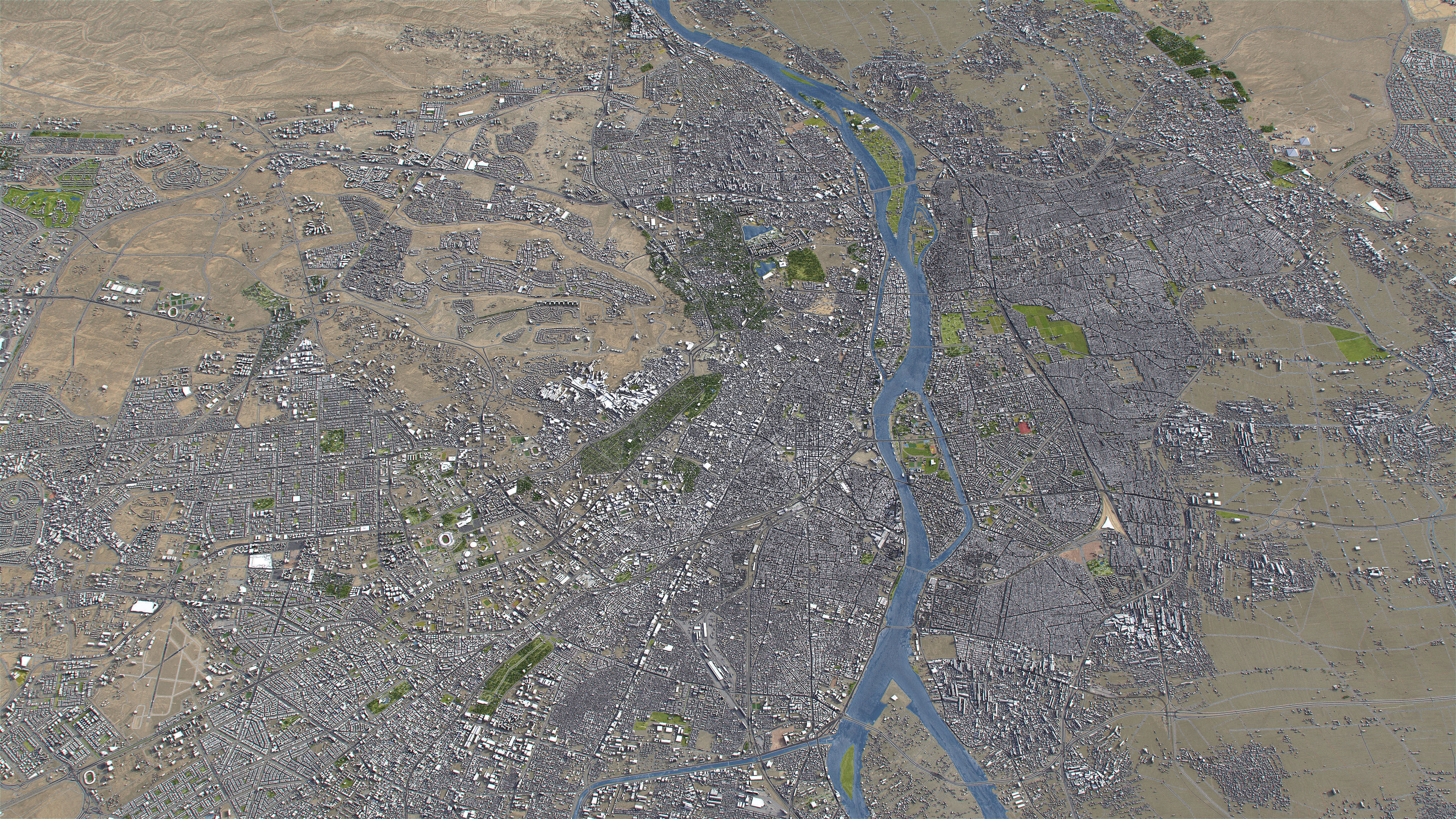 Cairo - 3D City Model Low-poly 3D model_21