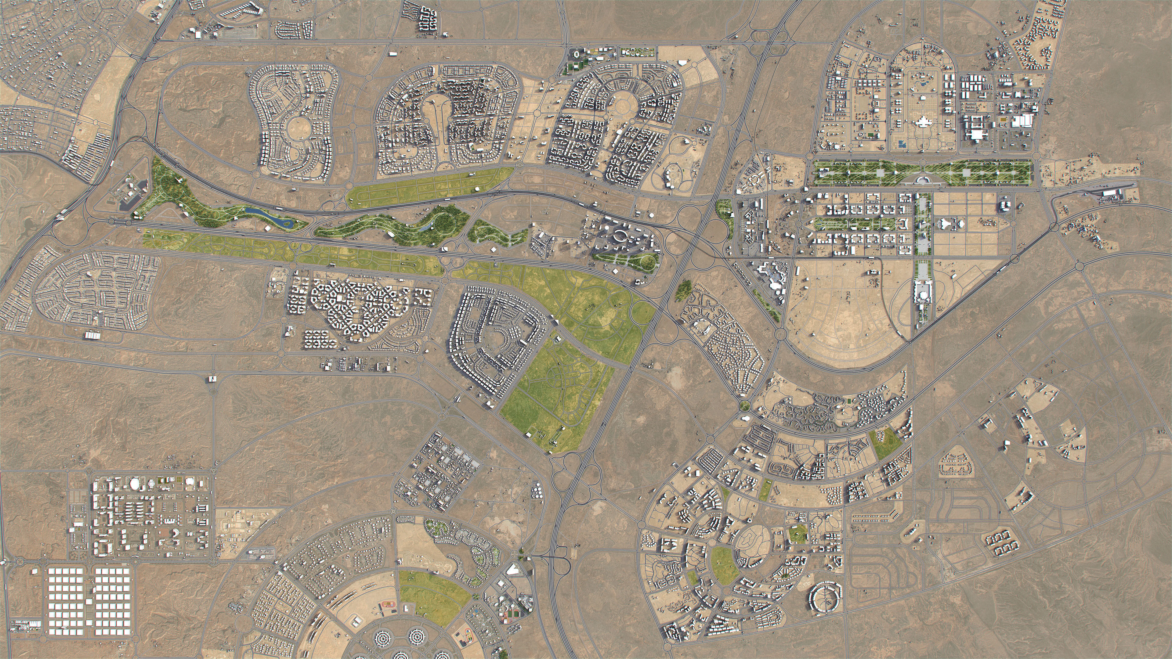 Cairo - 3D City Model Low-poly 3D model_36