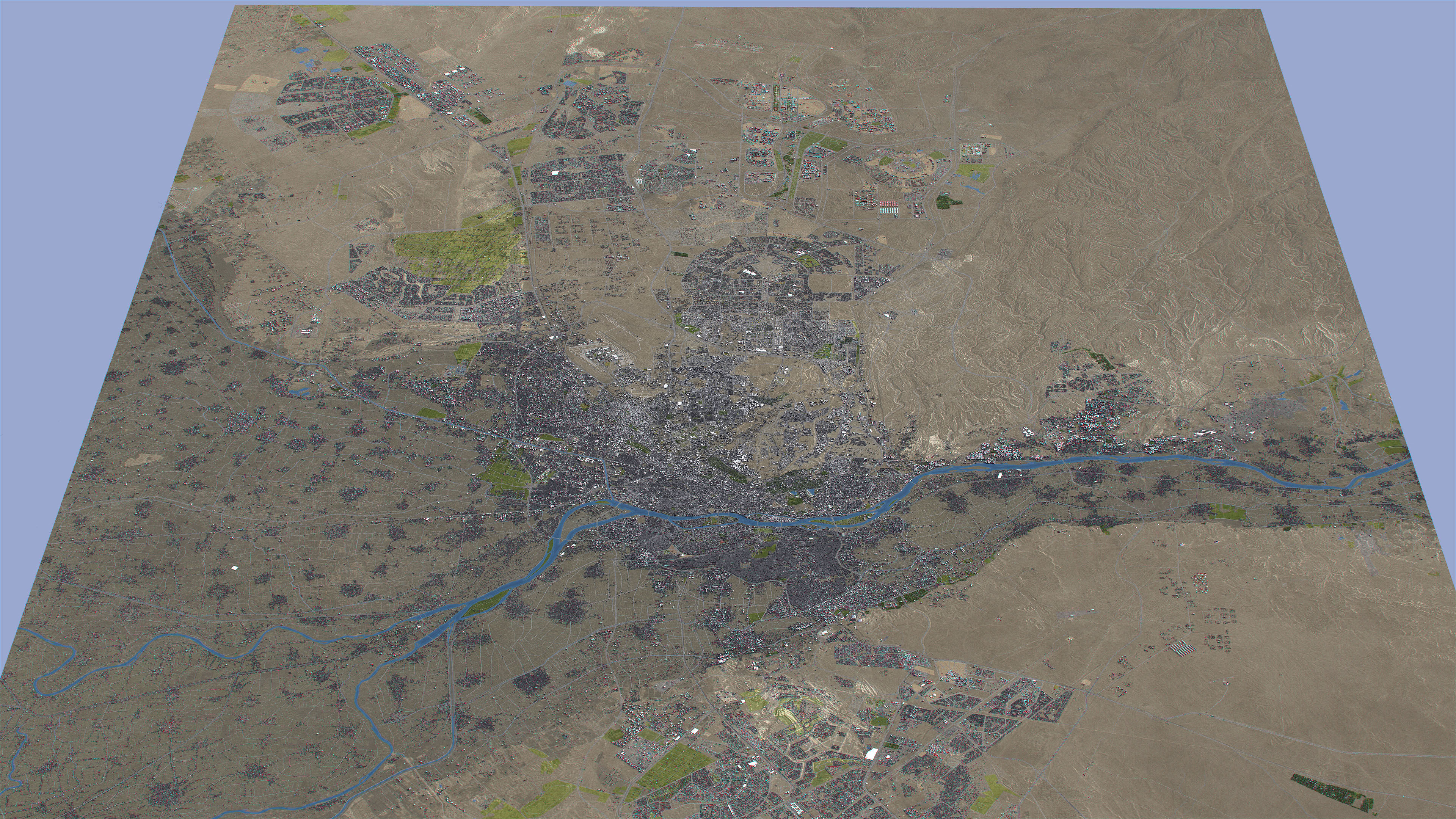 Cairo - 3D City Model Low-poly 3D model_2