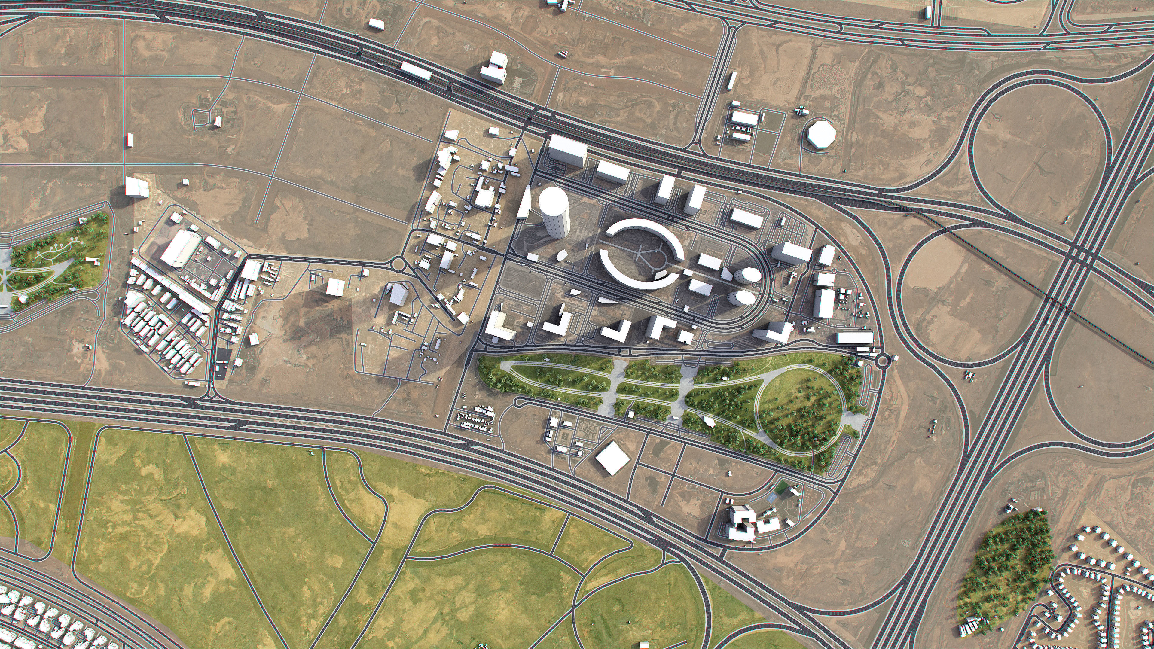 Cairo - 3D City Model Low-poly 3D model_34