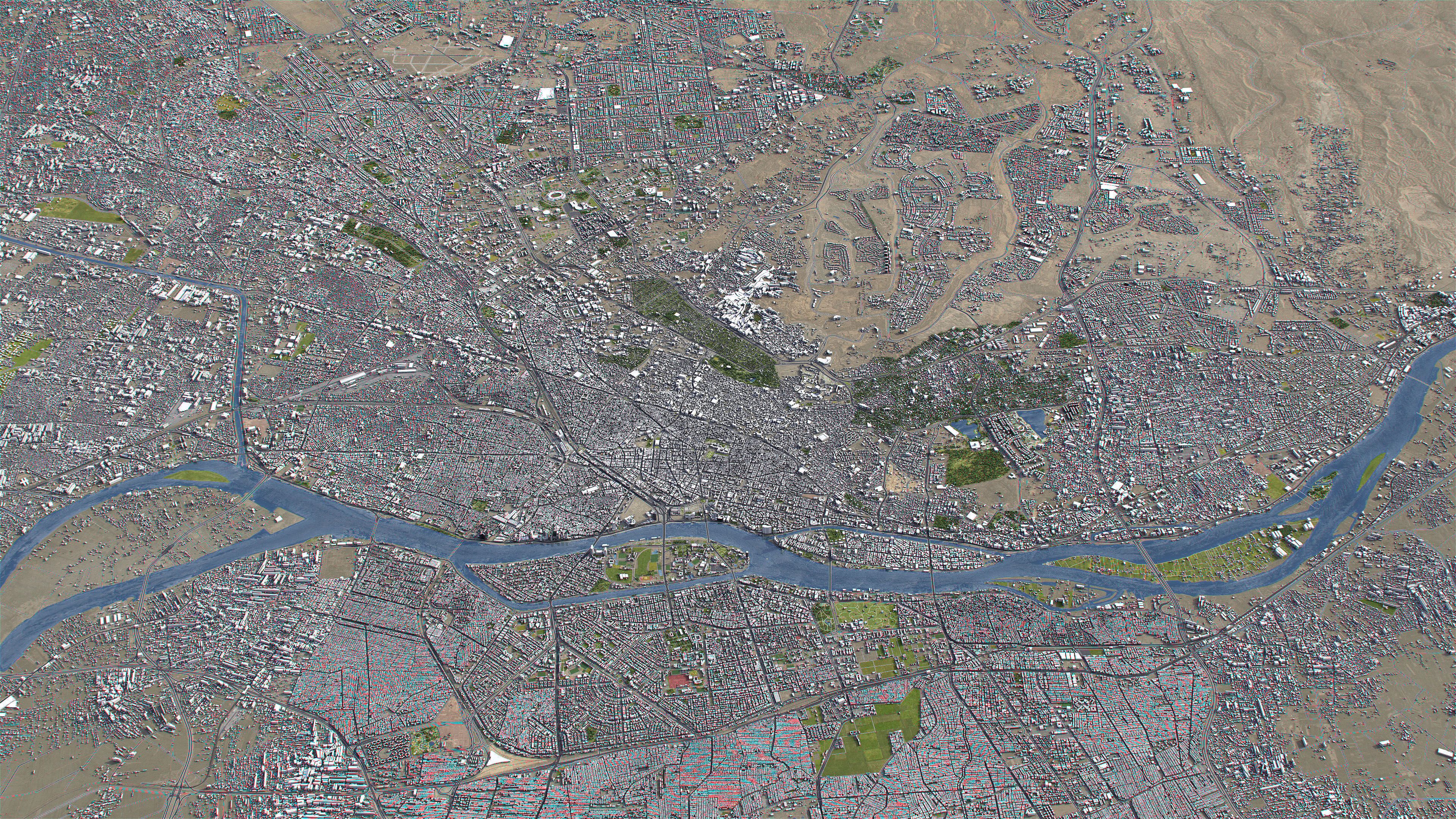 Cairo - 3D City Model Low-poly 3D model_20