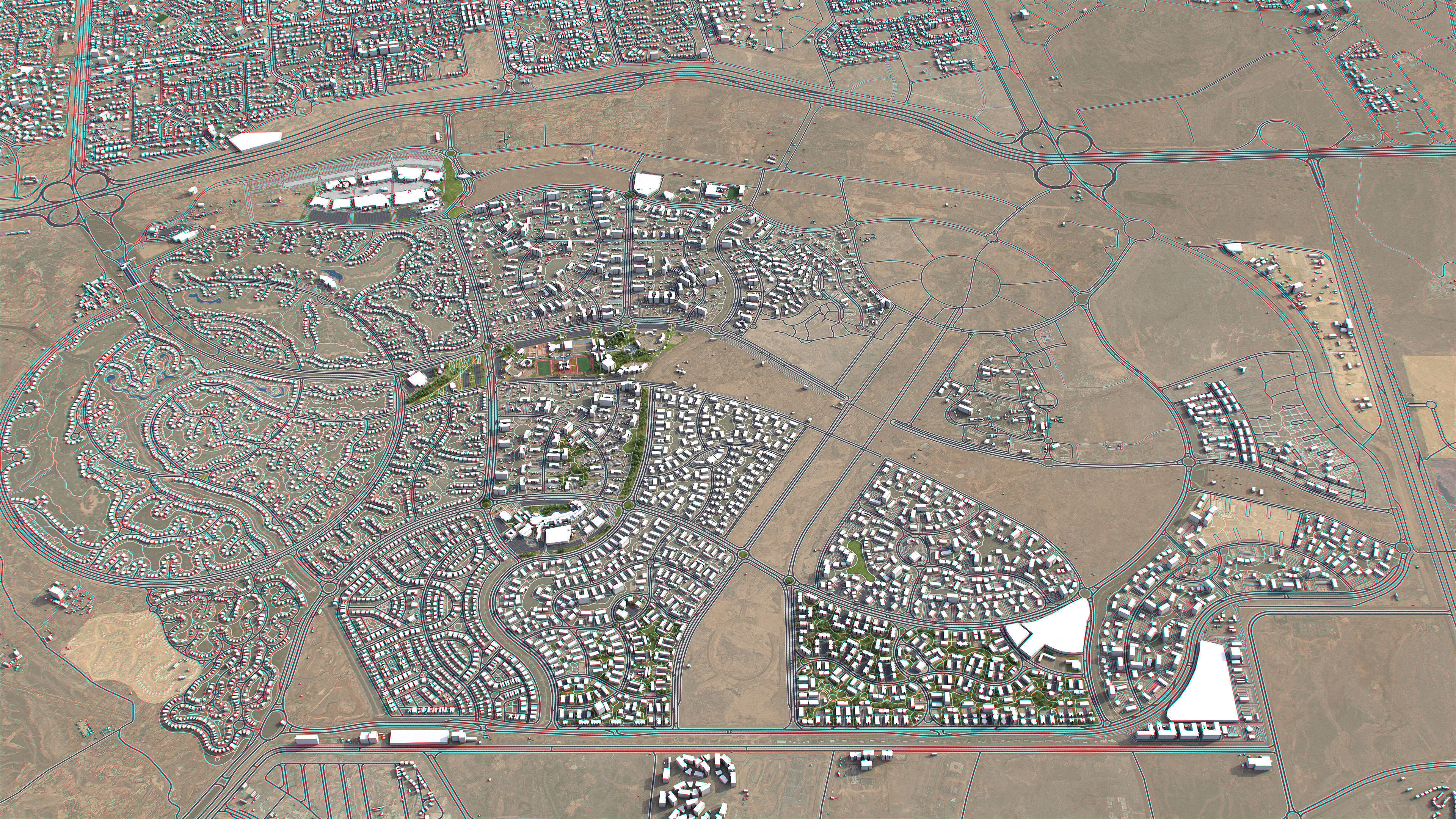 Cairo - 3D City Model Low-poly 3D model_33