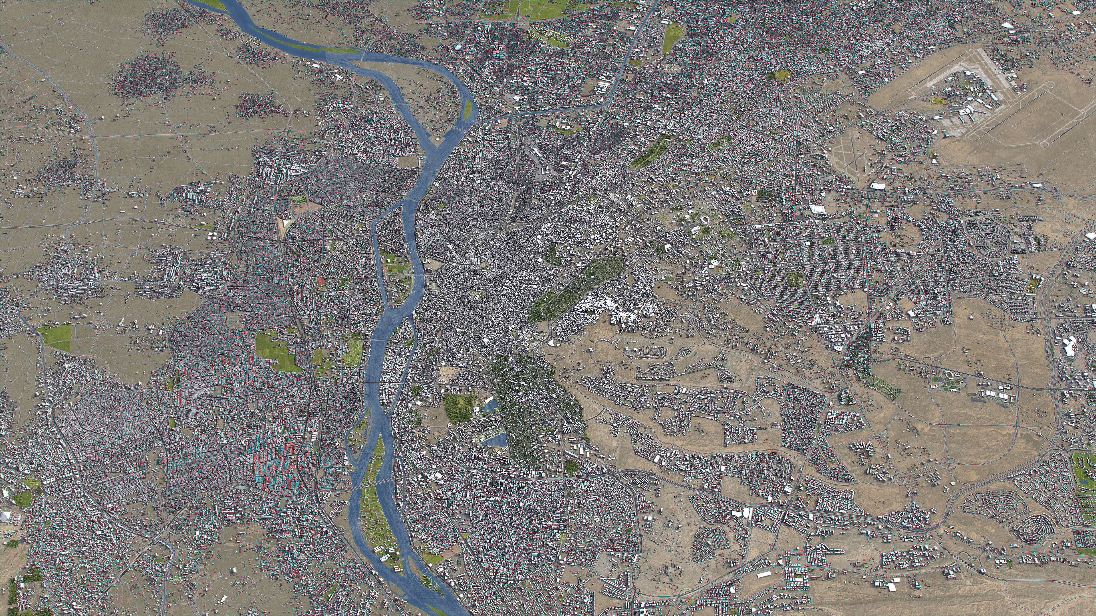 Cairo - 3D City Model Low-poly 3D model_19