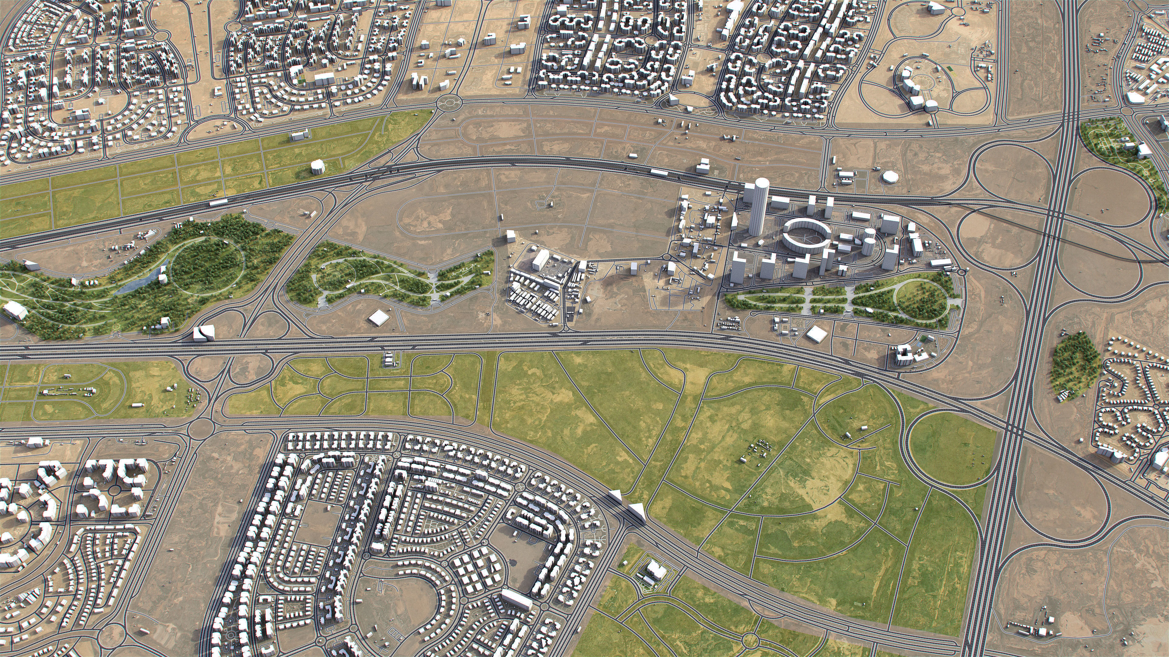 Cairo - 3D City Model Low-poly 3D model_28