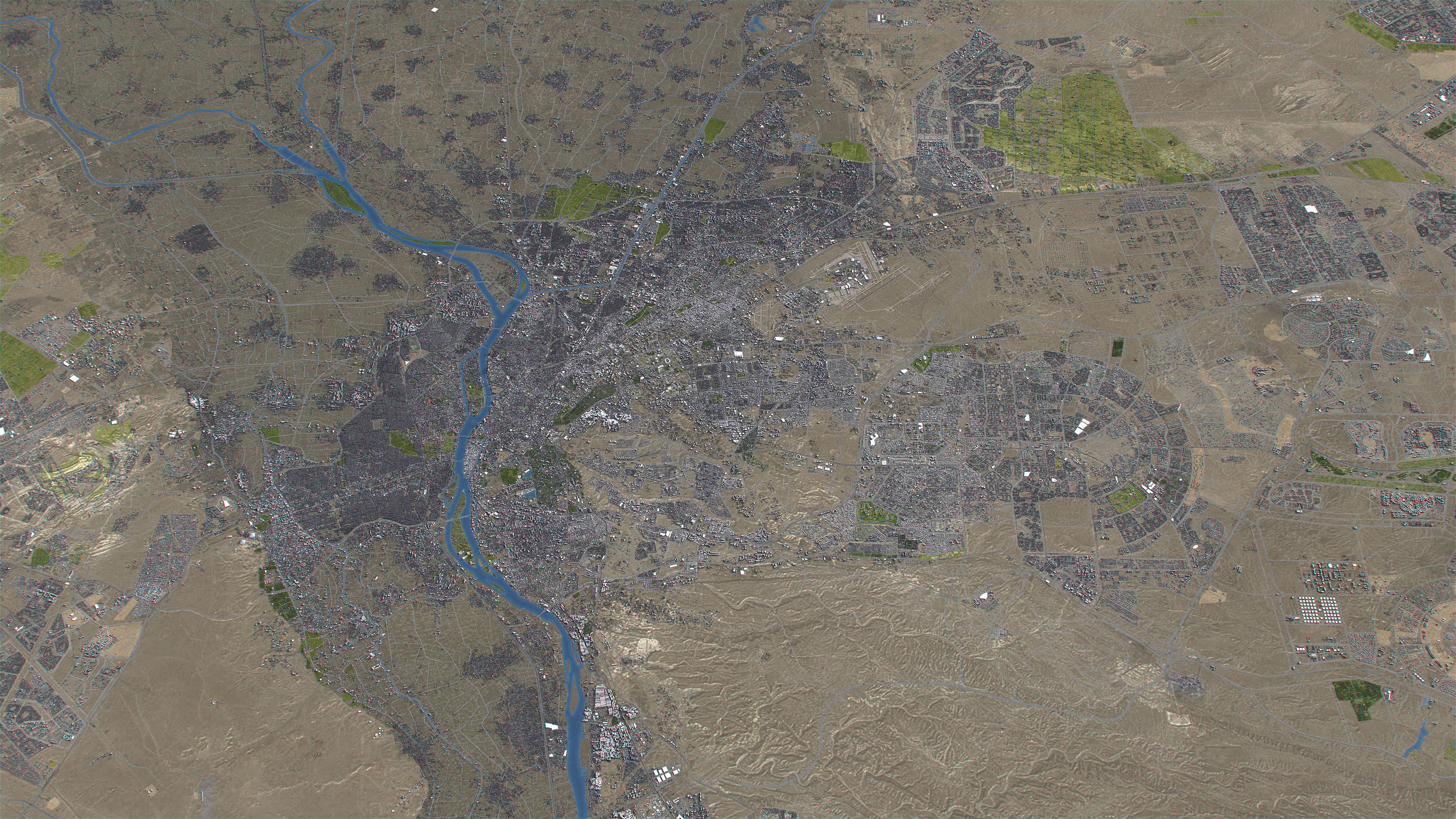 Cairo - 3D City Model Low-poly 3D model_5