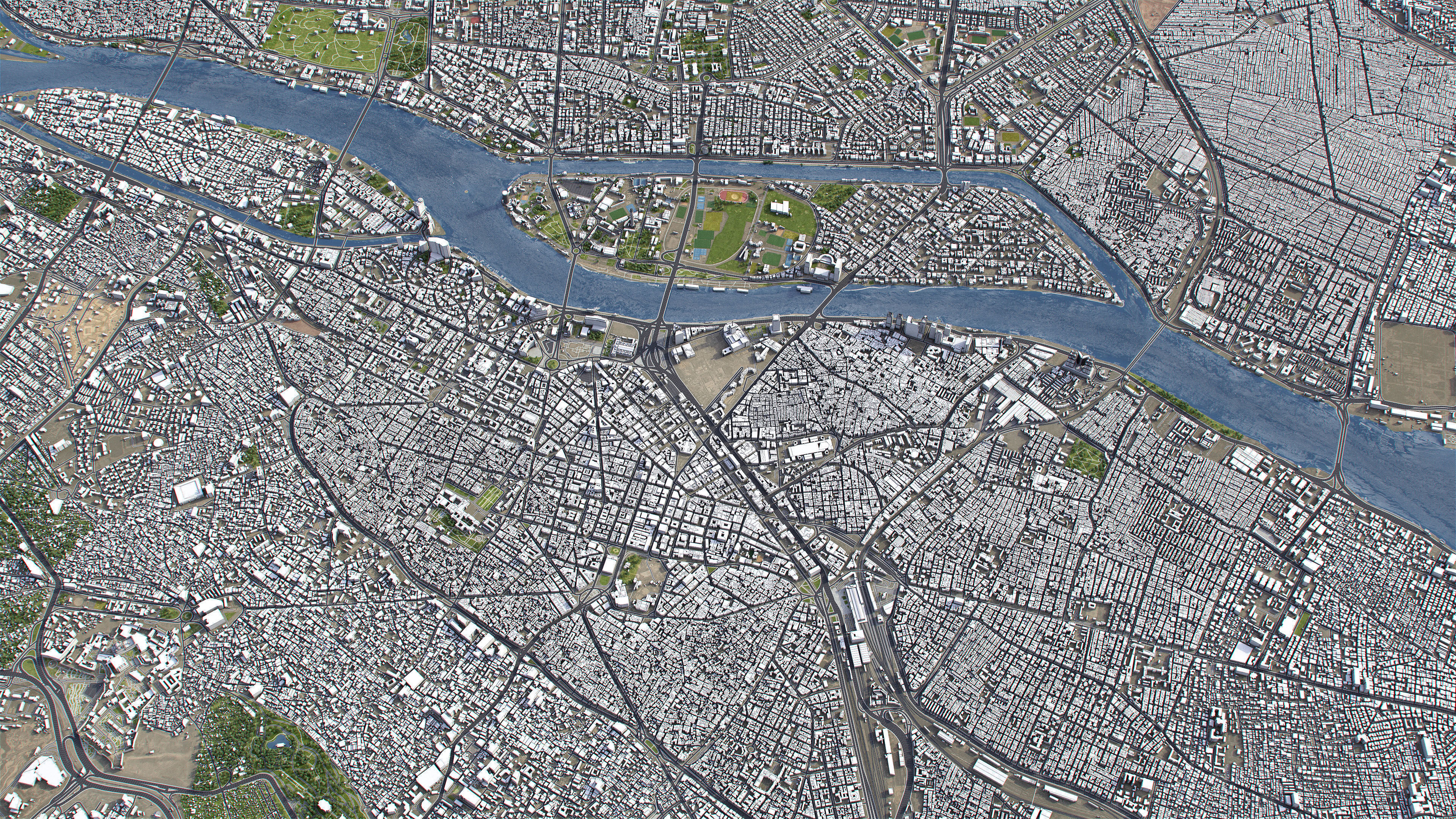 Cairo - 3D City Model Low-poly 3D model_13