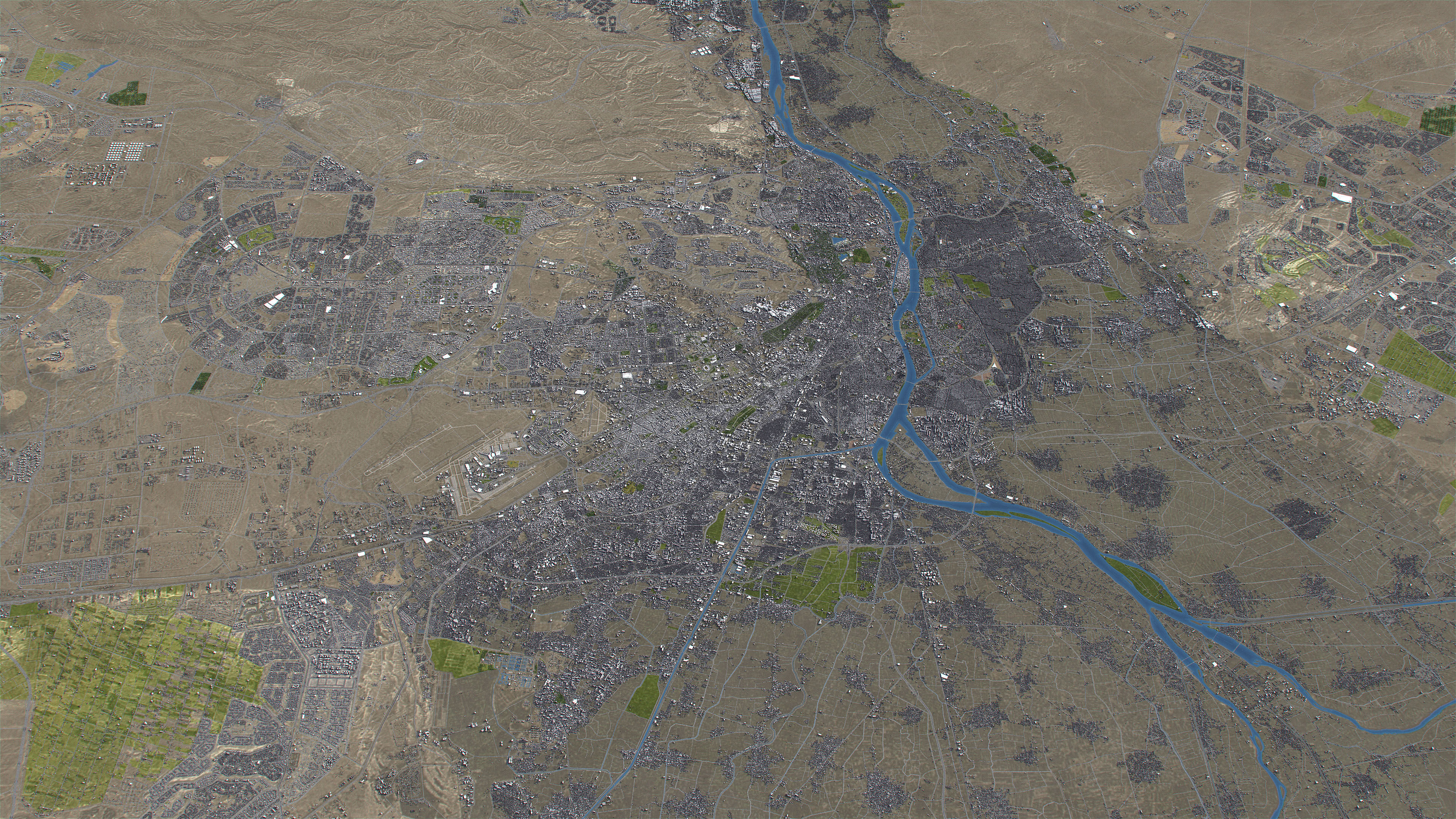 Cairo - 3D City Model Low-poly 3D model_7