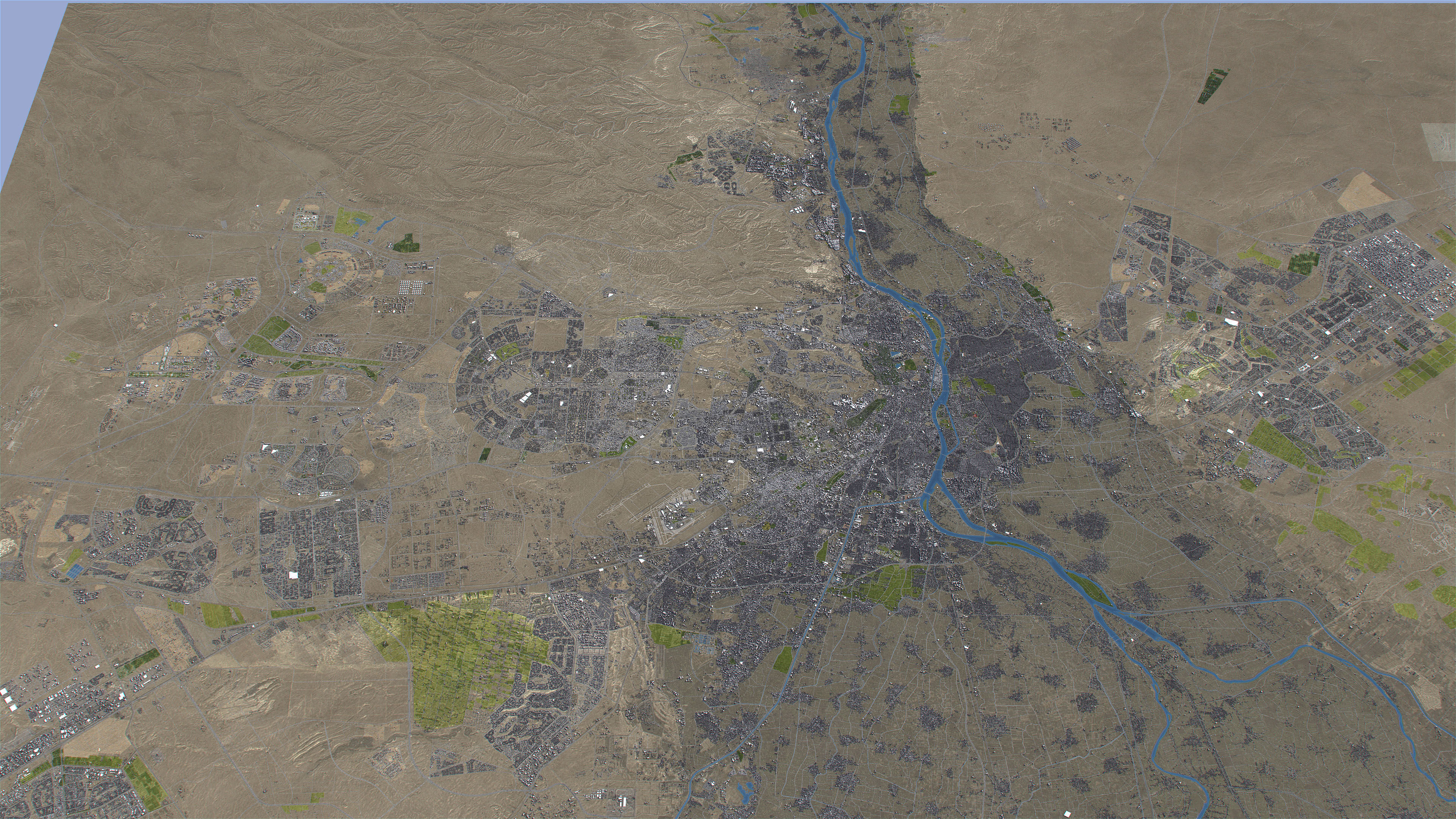Cairo - 3D City Model Low-poly 3D model_3